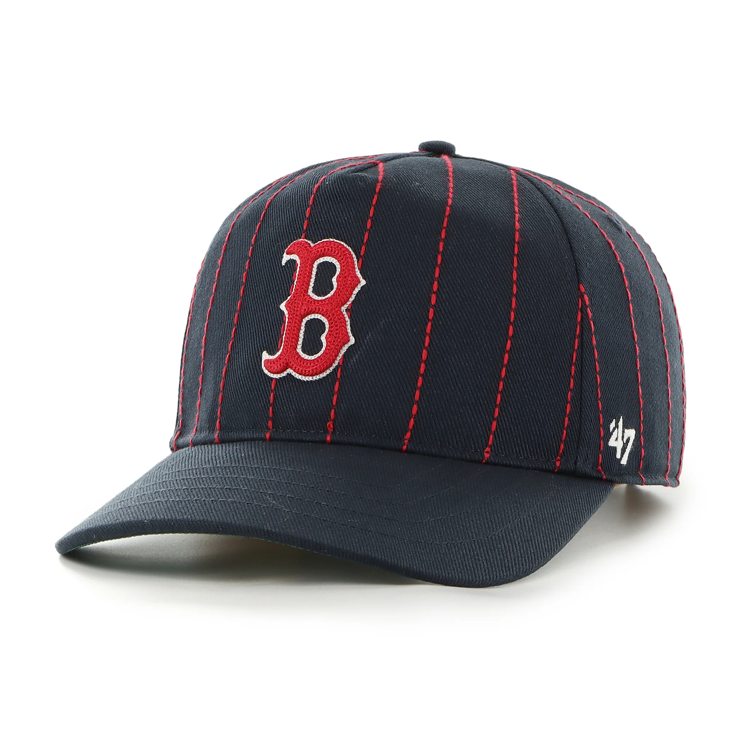 BOSTON RED SOX COOPERSTOWN RAWLINGS PINSTRIPE '47 HITCH - Image 5