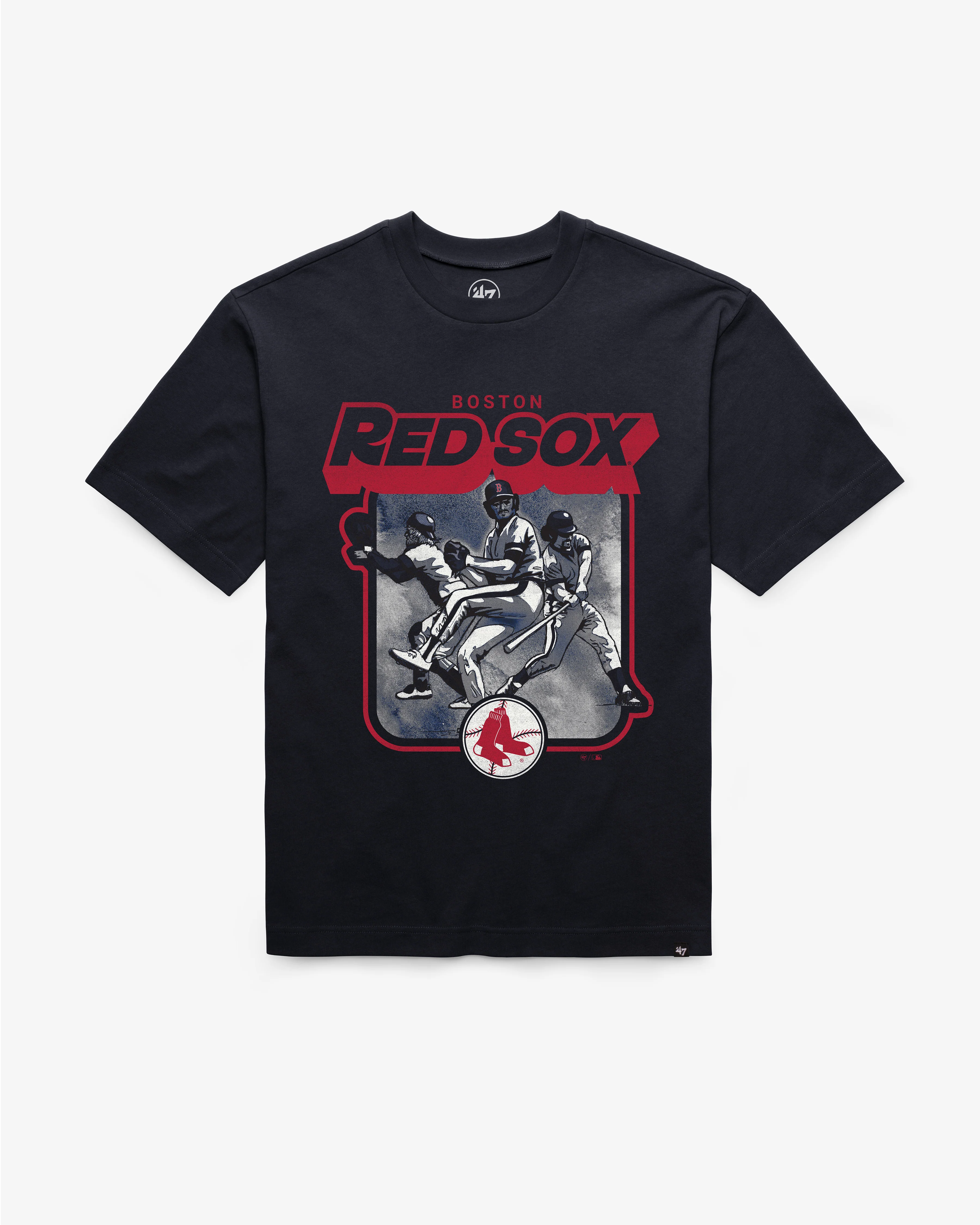 BOSTON RED SOX COOPERSTOWN INFIELD FLY '47 FOUNDATION TEE