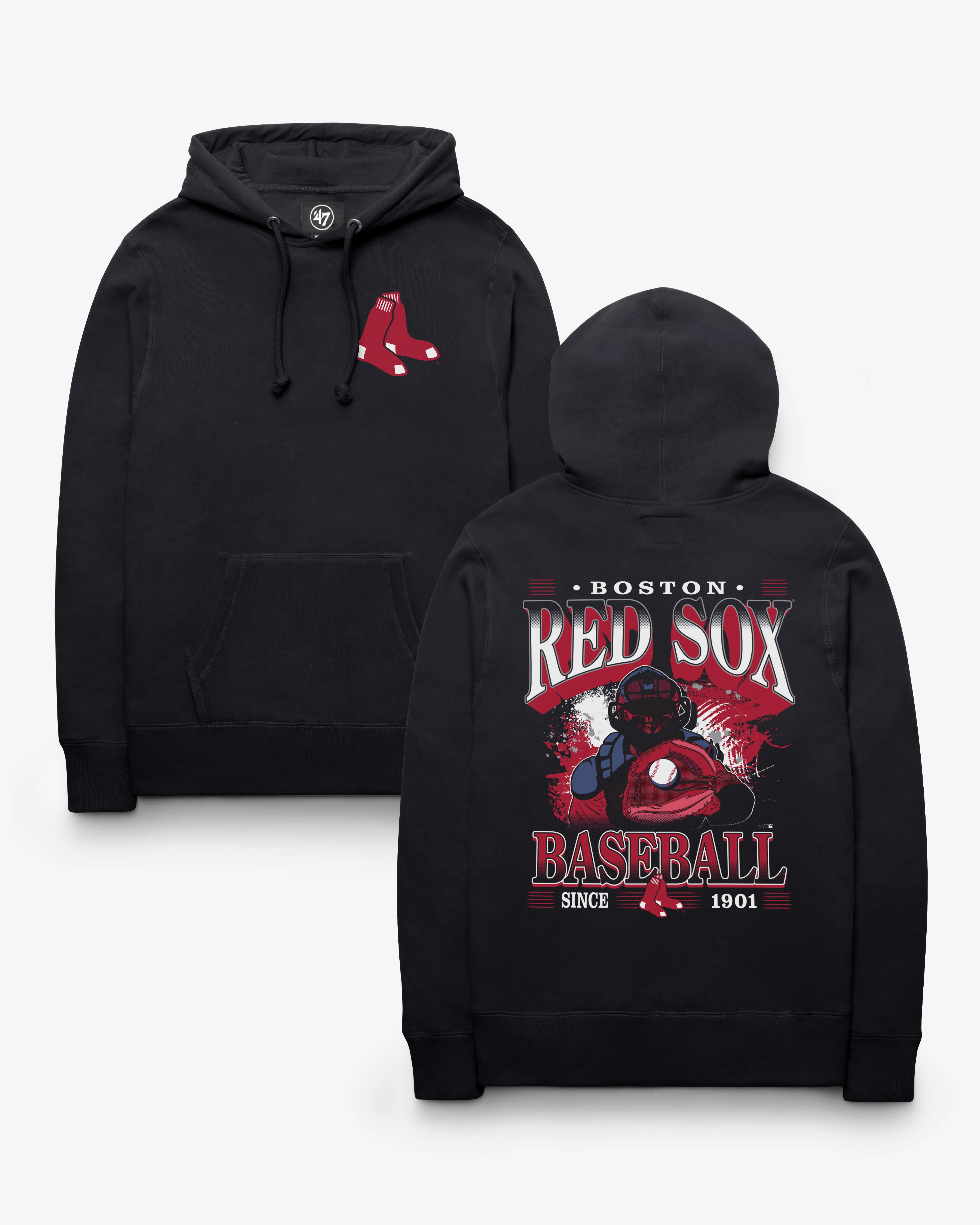 BOSTON RED SOX BACKER '47 HEADLNE HOOD