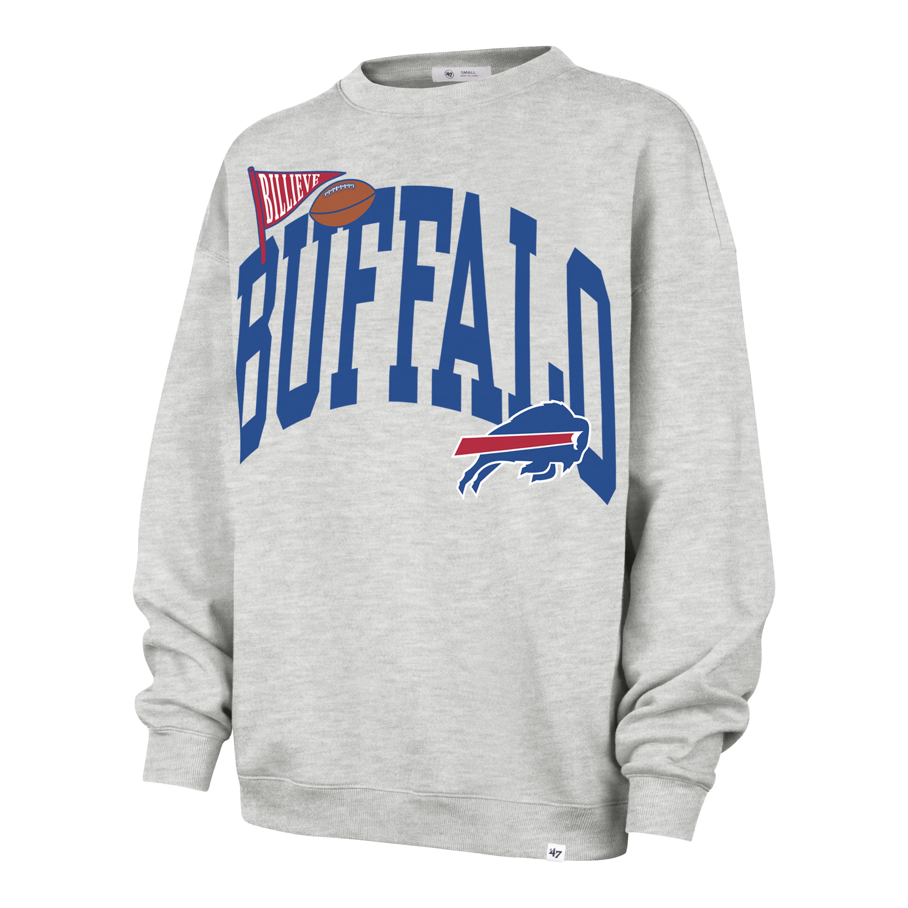 BUFFALO BILLS ARCHED ICON '47 OVERSIZED CREW WOMENS
