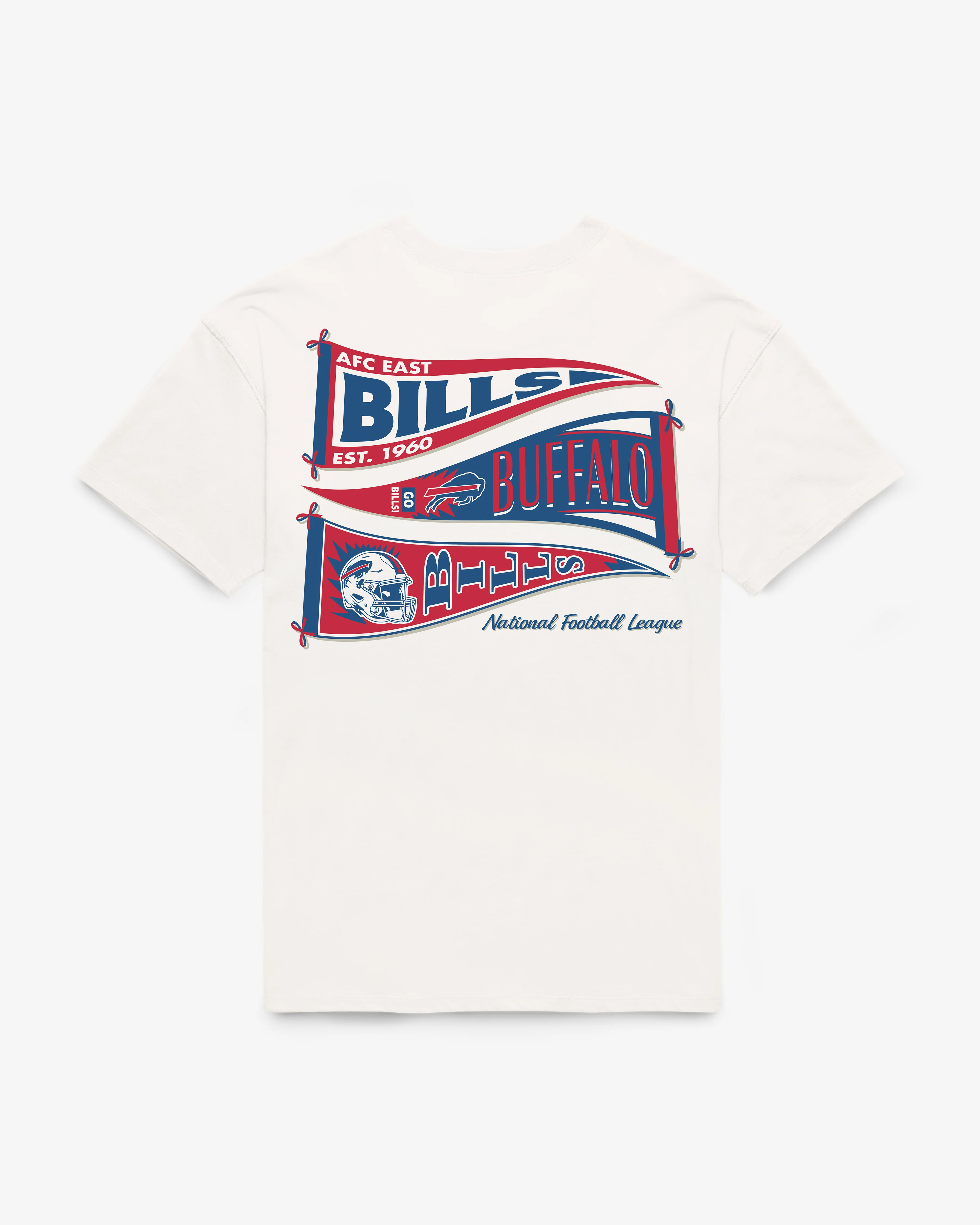 BUFFALO BILLS BOW AND BANNER BACKER '47 SADIE TEE WOMENS - Image 3