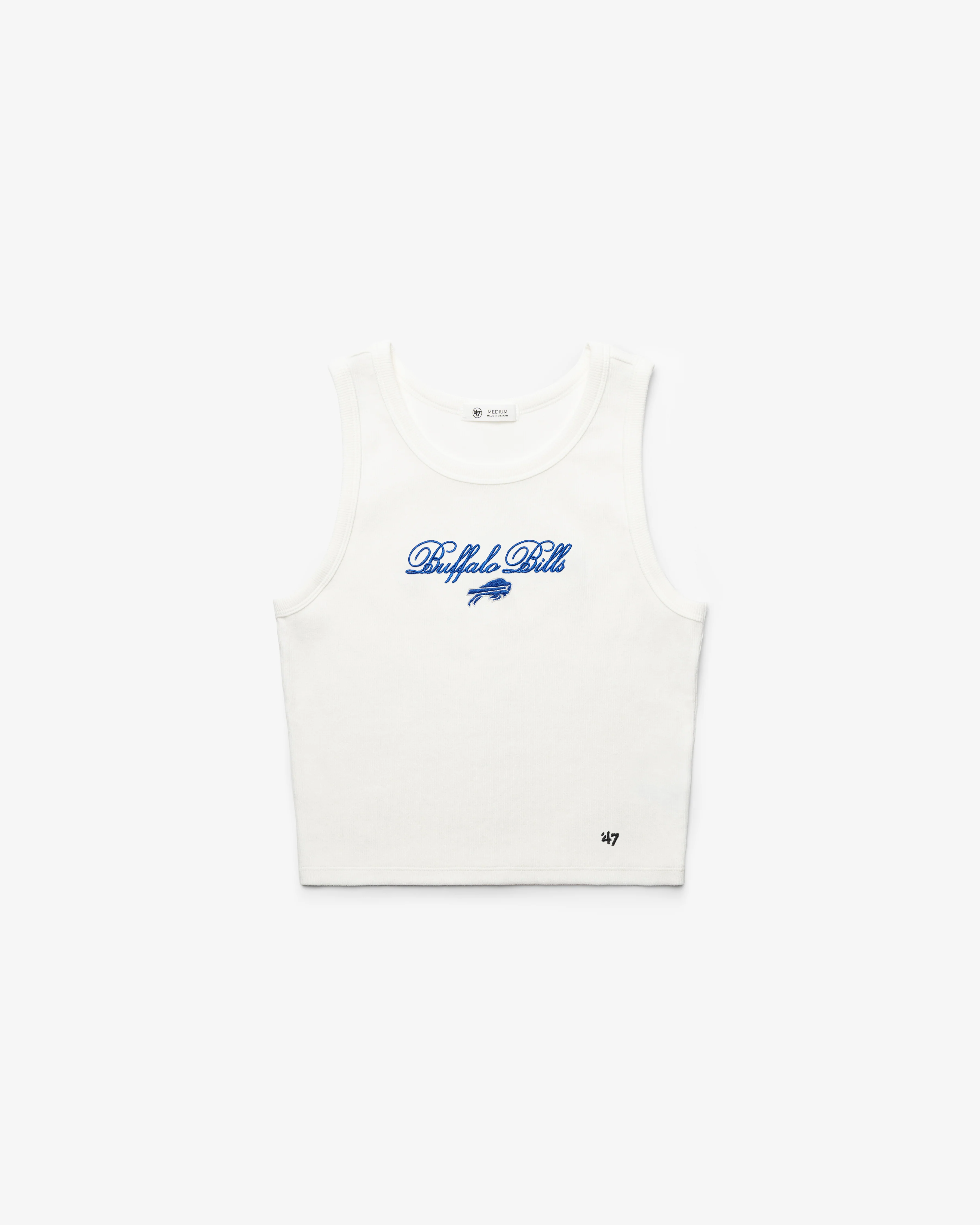 BUFFALO BILLS SCRIPT '47 BABY RIB TANK WOMENS