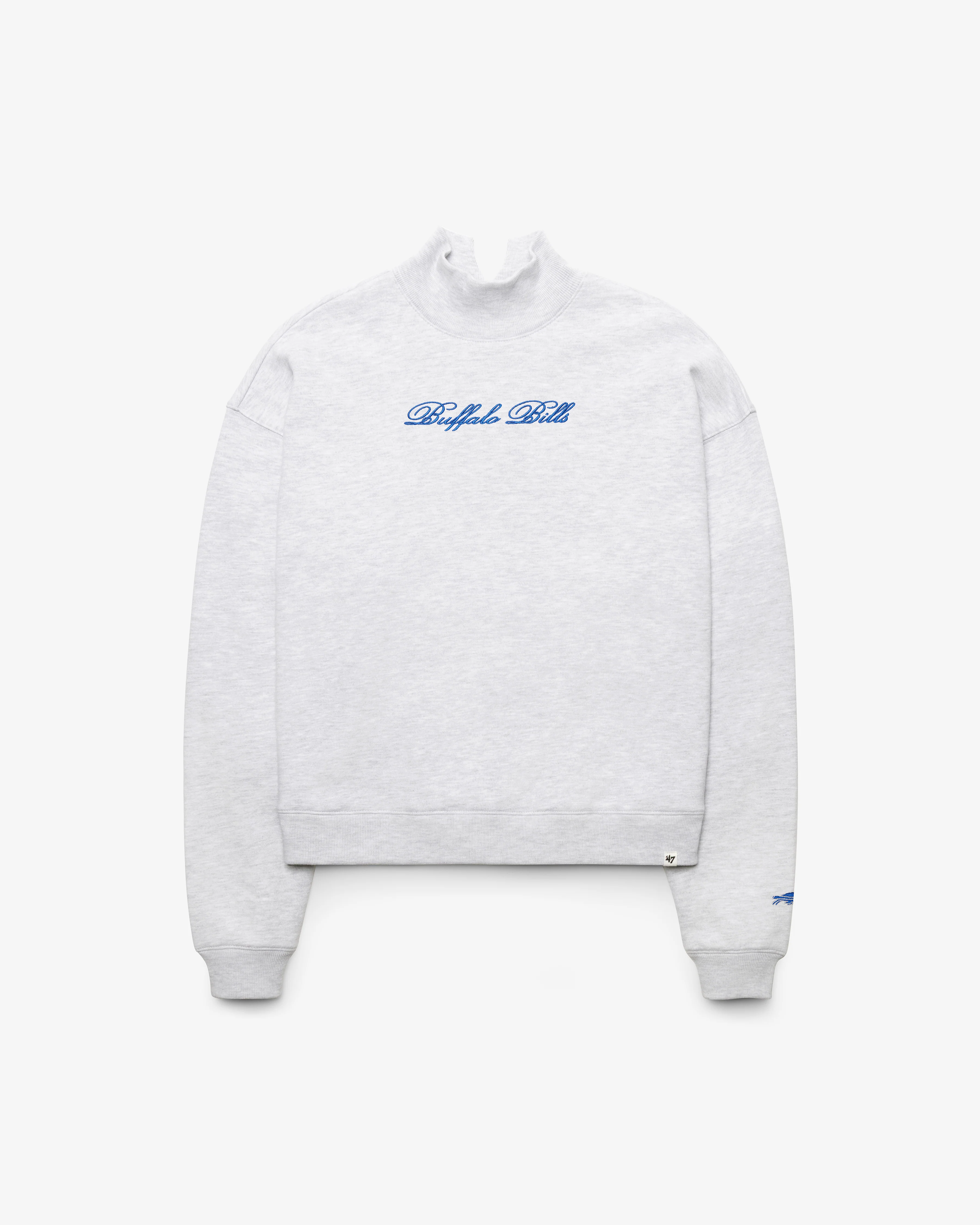 BUFFALO BILLS SCRIPT '47 MOCK NECK PULLOVER WOMENS