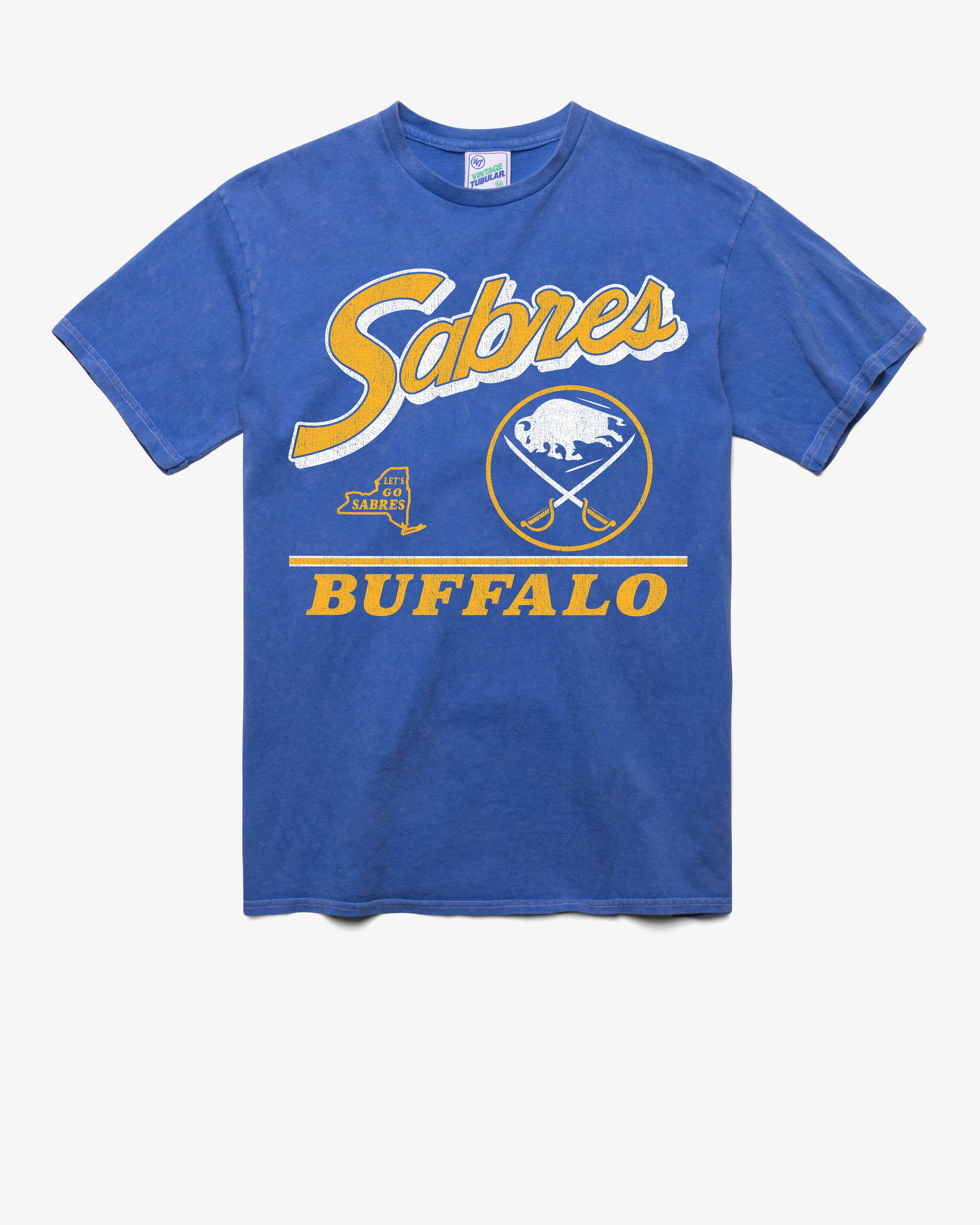 BUFFALO SABRES FLY BY VINTAGE '47 TUBULAR TEE