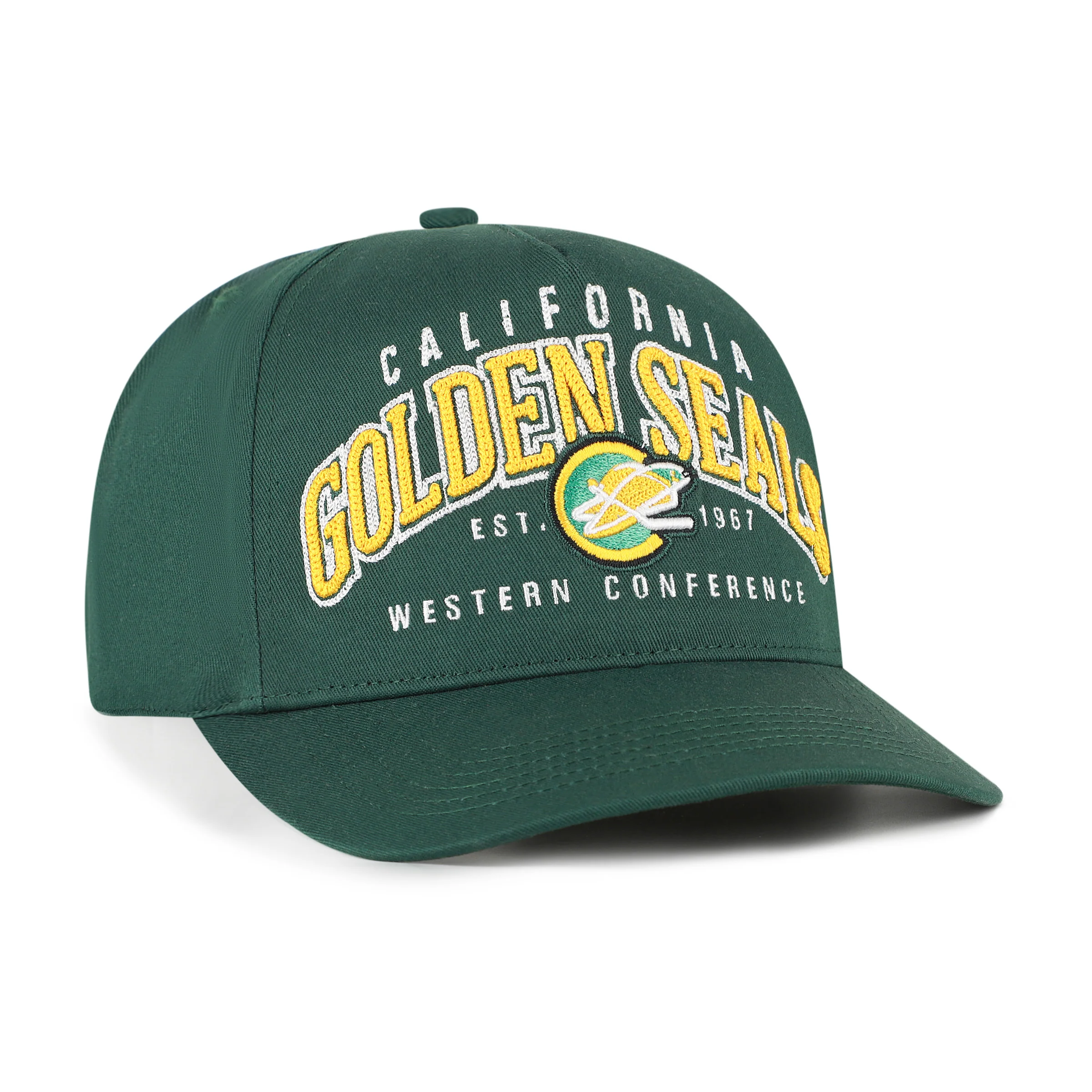 CALIFORNIA GOLDEN SEALS VINTAG SMALL BACK SHIELD '47 HITCH - Image 3