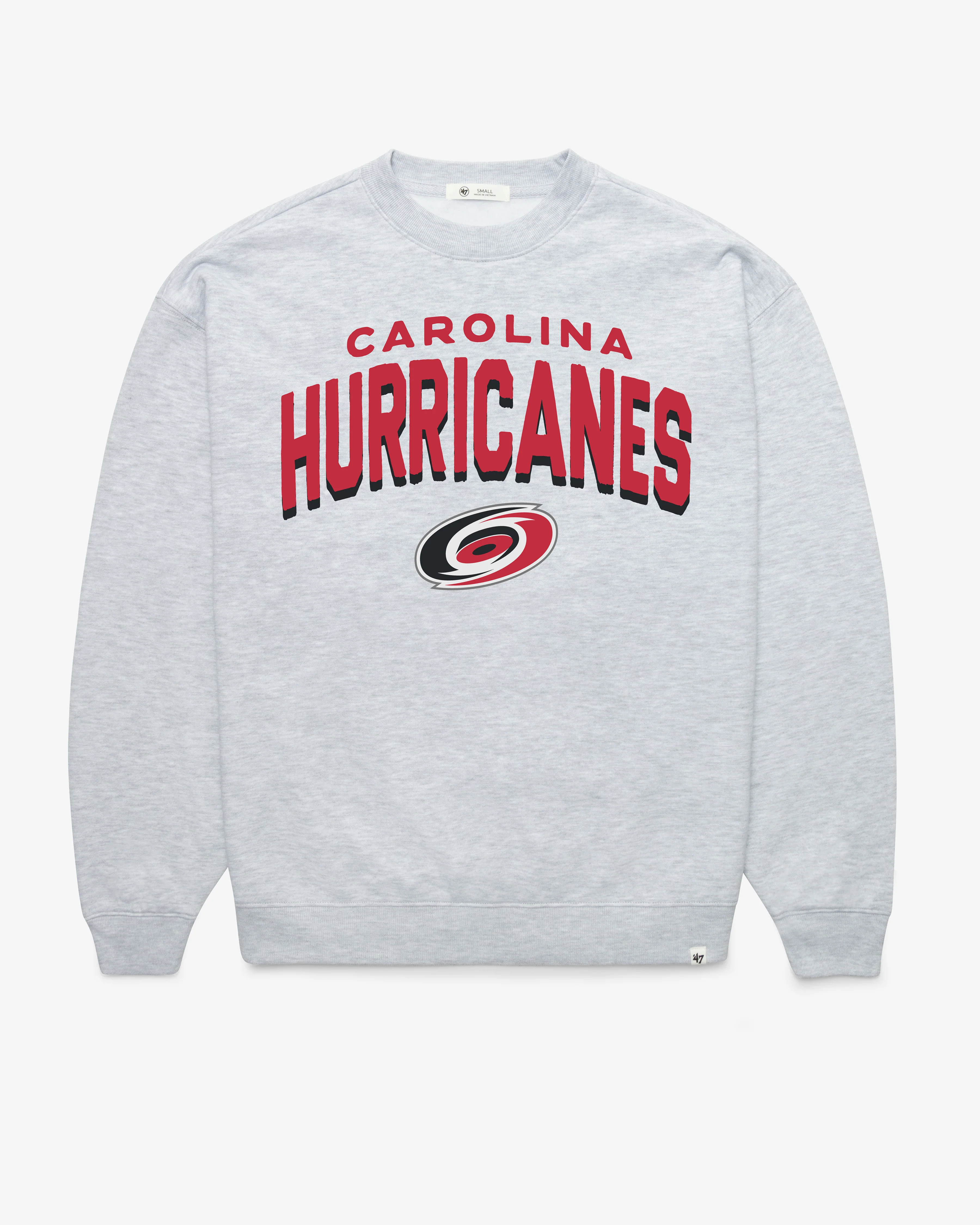 CAROLINA HURRICANES CAMPUS ARCH CLOUD '47 OVERSIZED CREW WOMENS