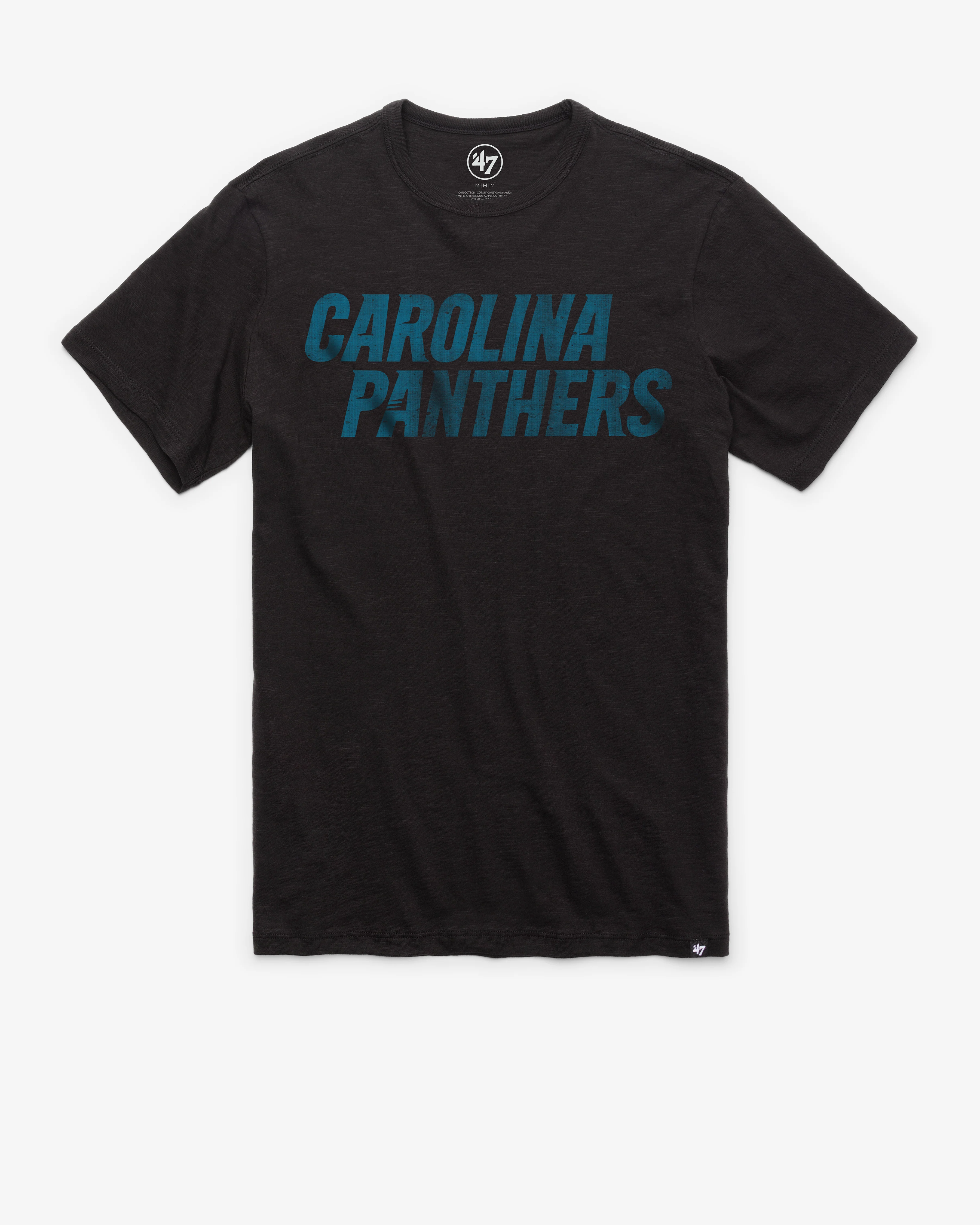 CAROLINA PANTHERS GRIT WORDMARK '47 SCRUM TEE