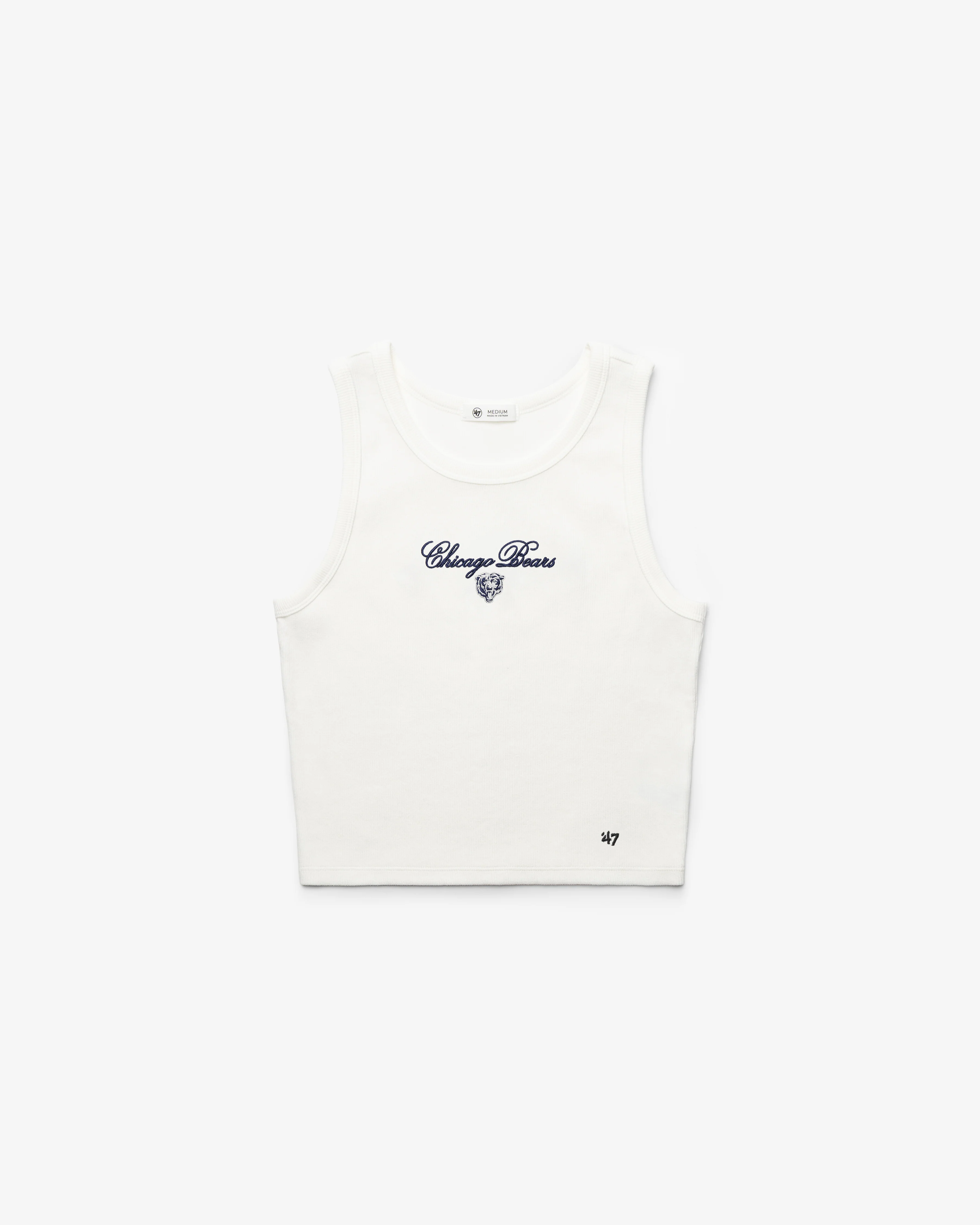 CHICAGO BEARS SCRIPT '47 BABY RIB TANK WOMENS