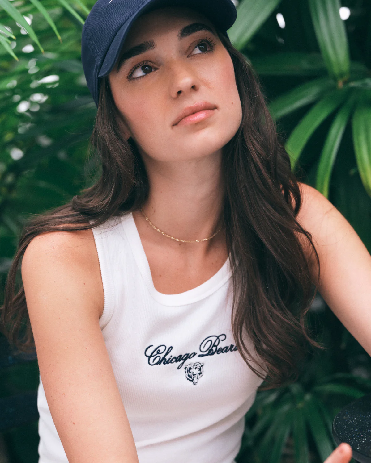 CHICAGO BEARS SCRIPT '47 BABY RIB TANK WOMENS - Image 3