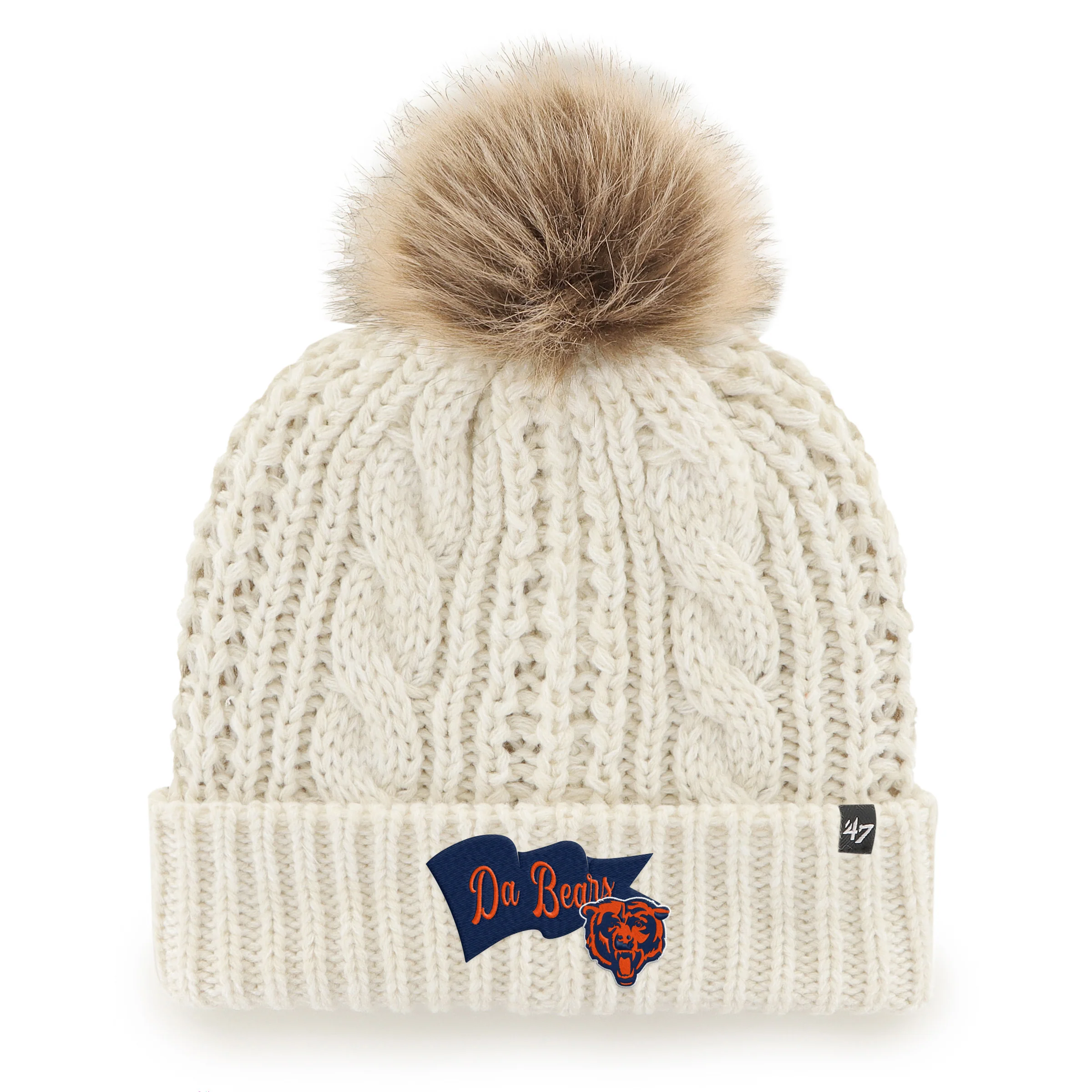 CHICAGO BEARS WAVE BANNER '47 MEEKO CUFF KNIT WOMENS
