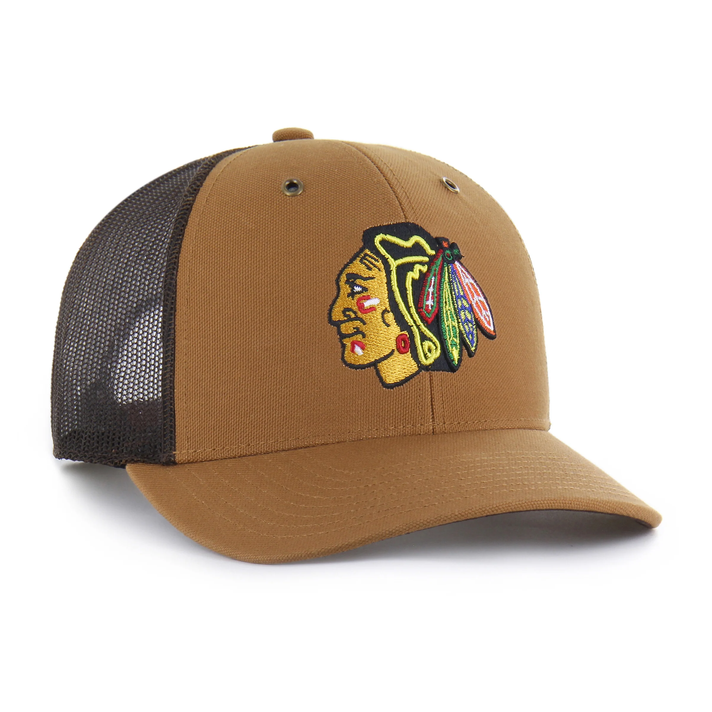 CHICAGO BLACKHAWKS CARHARTT '47 TRUCKER - Image 4