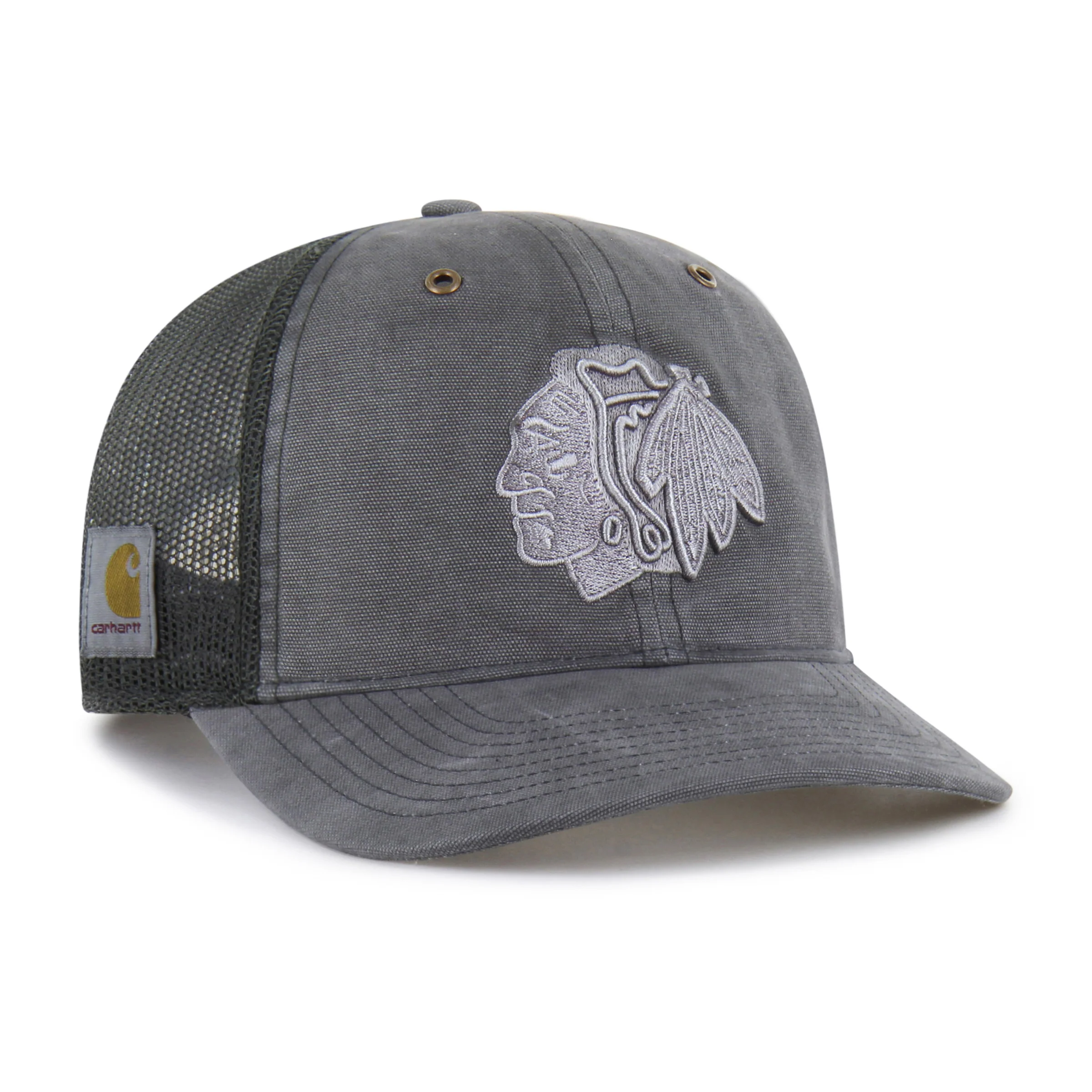 CHICAGO BLACKHAWKS CARHARTT DYED '47 TRUCKER RF RELAXED FIT