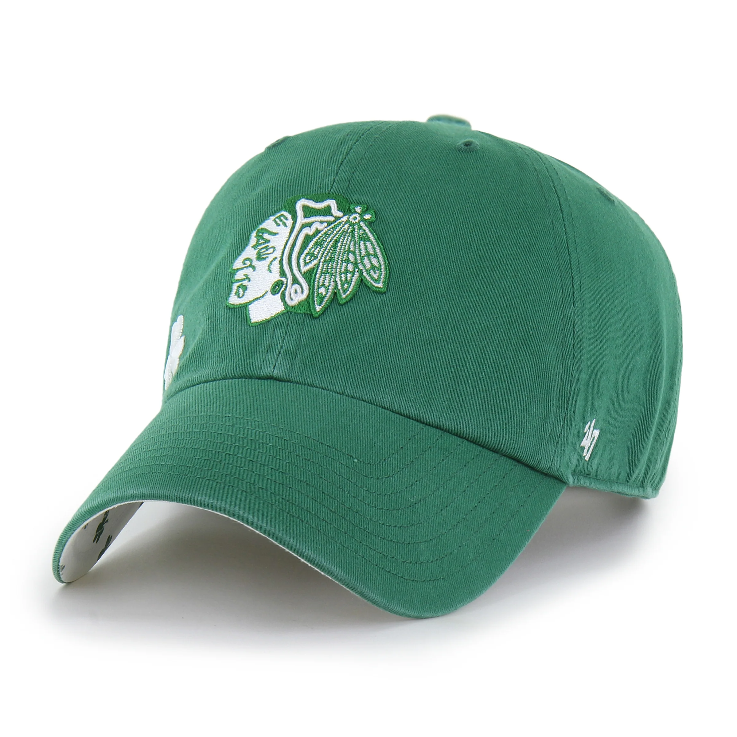 CHICAGO BLACKHAWKS SHAMROCK CONFETTI ICON '47 CLEAN UP - Image 5