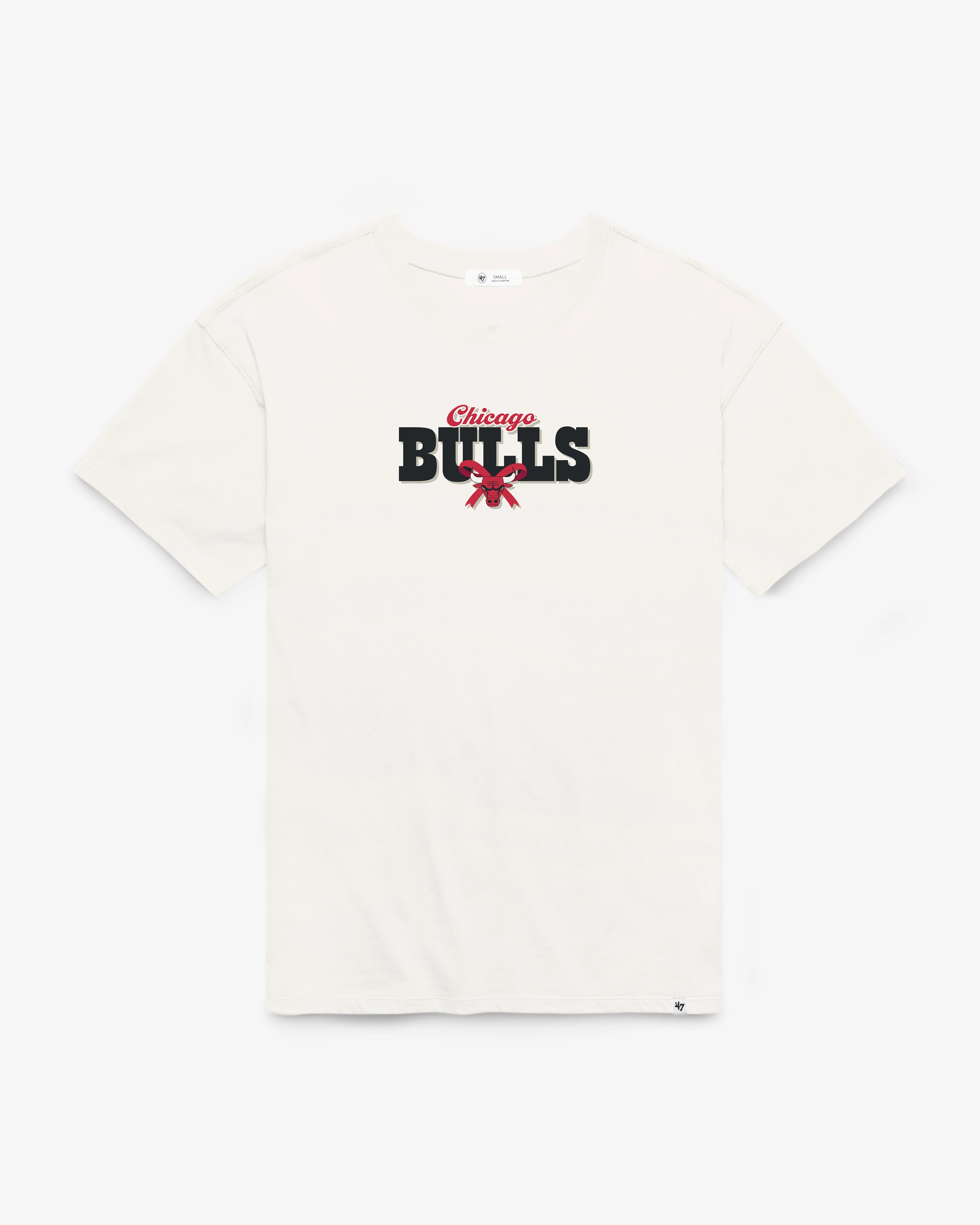 CHICAGO BULLS BOW AND BANNER BACKER '47 SADIE TEE WOMENS - Image 2