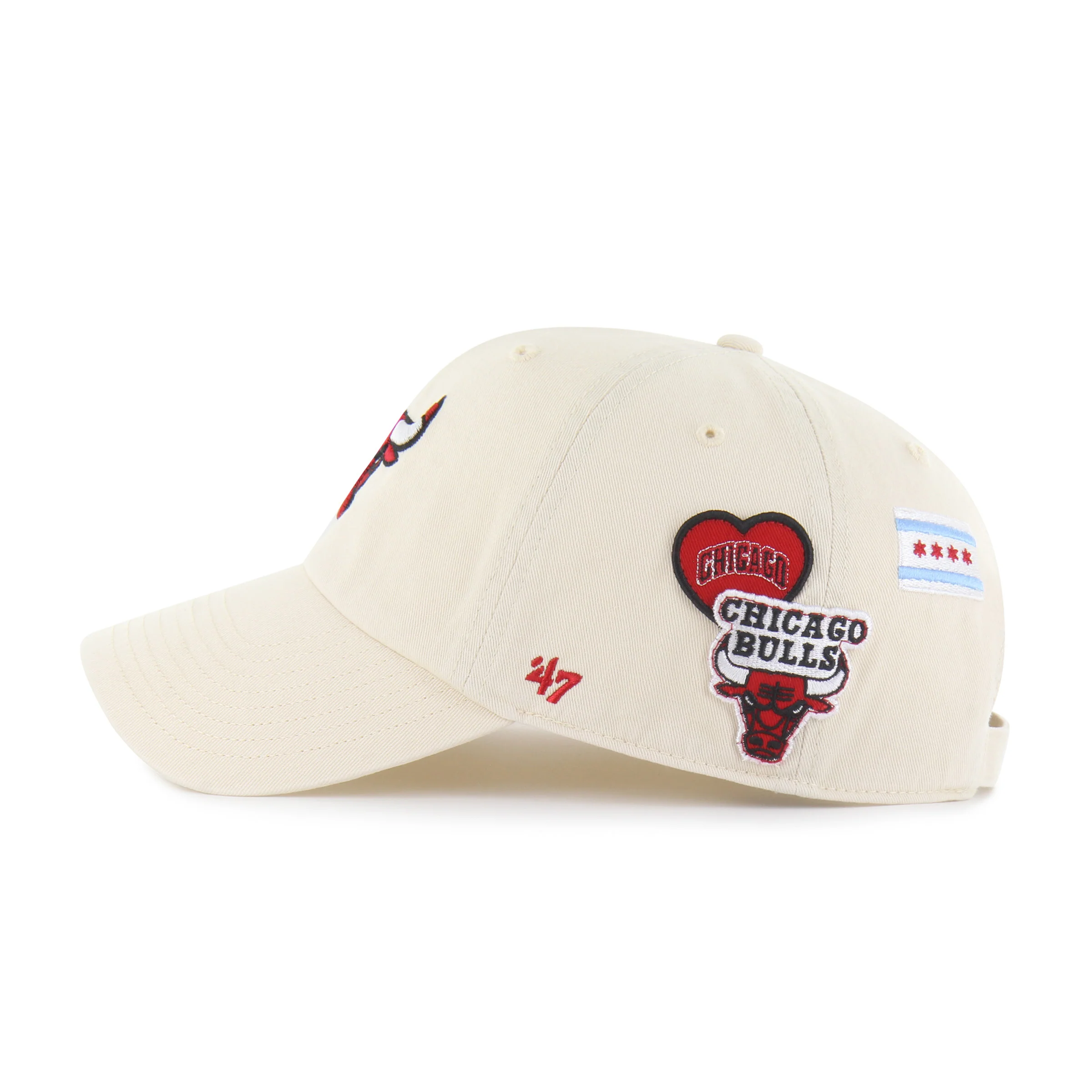 CHICAGO BULLS BADGES '47 CLEAN UP - Image 2