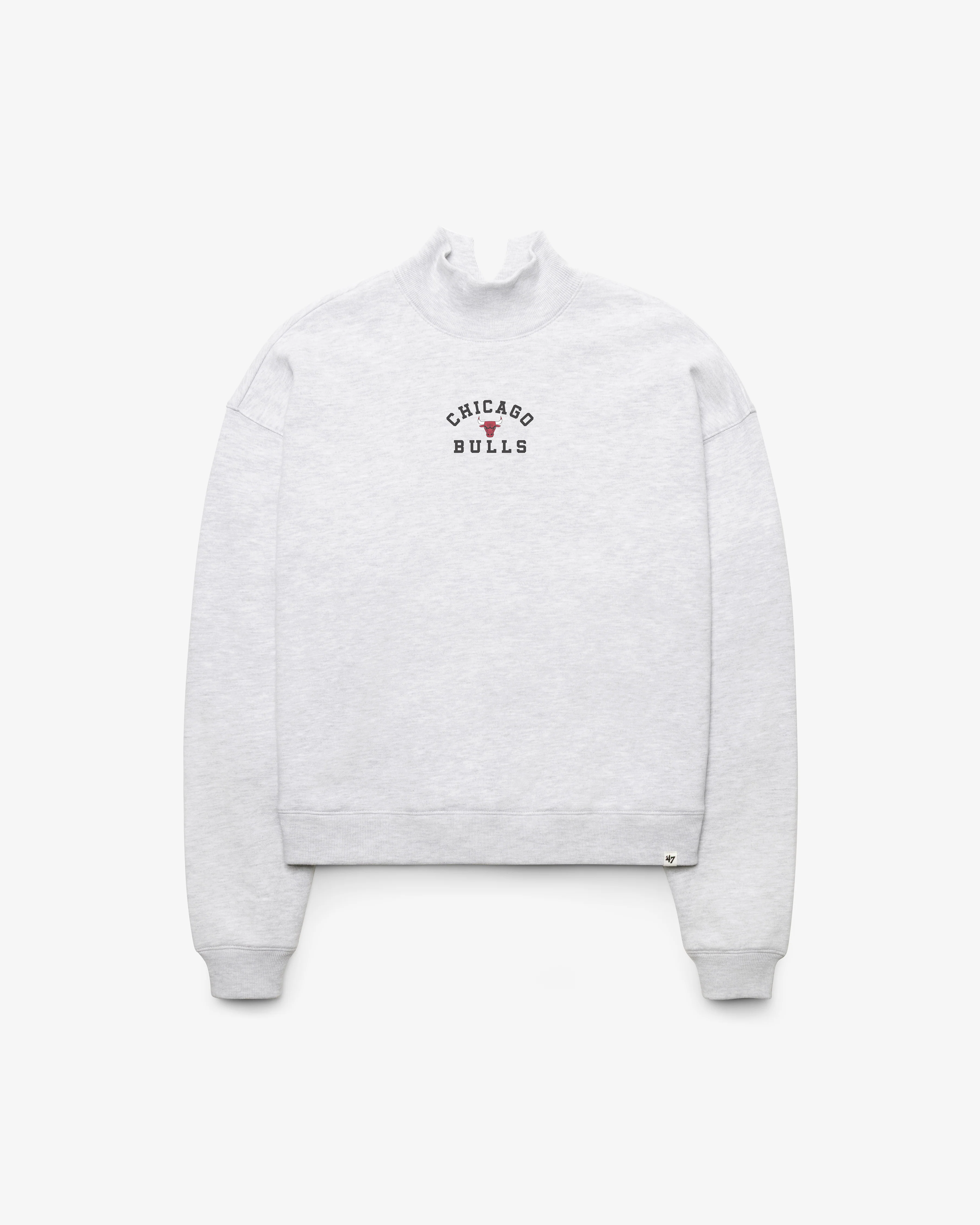 CHICAGO BULLS SPIRITED '47 MOCK NECK PULLOVER WOMENS
