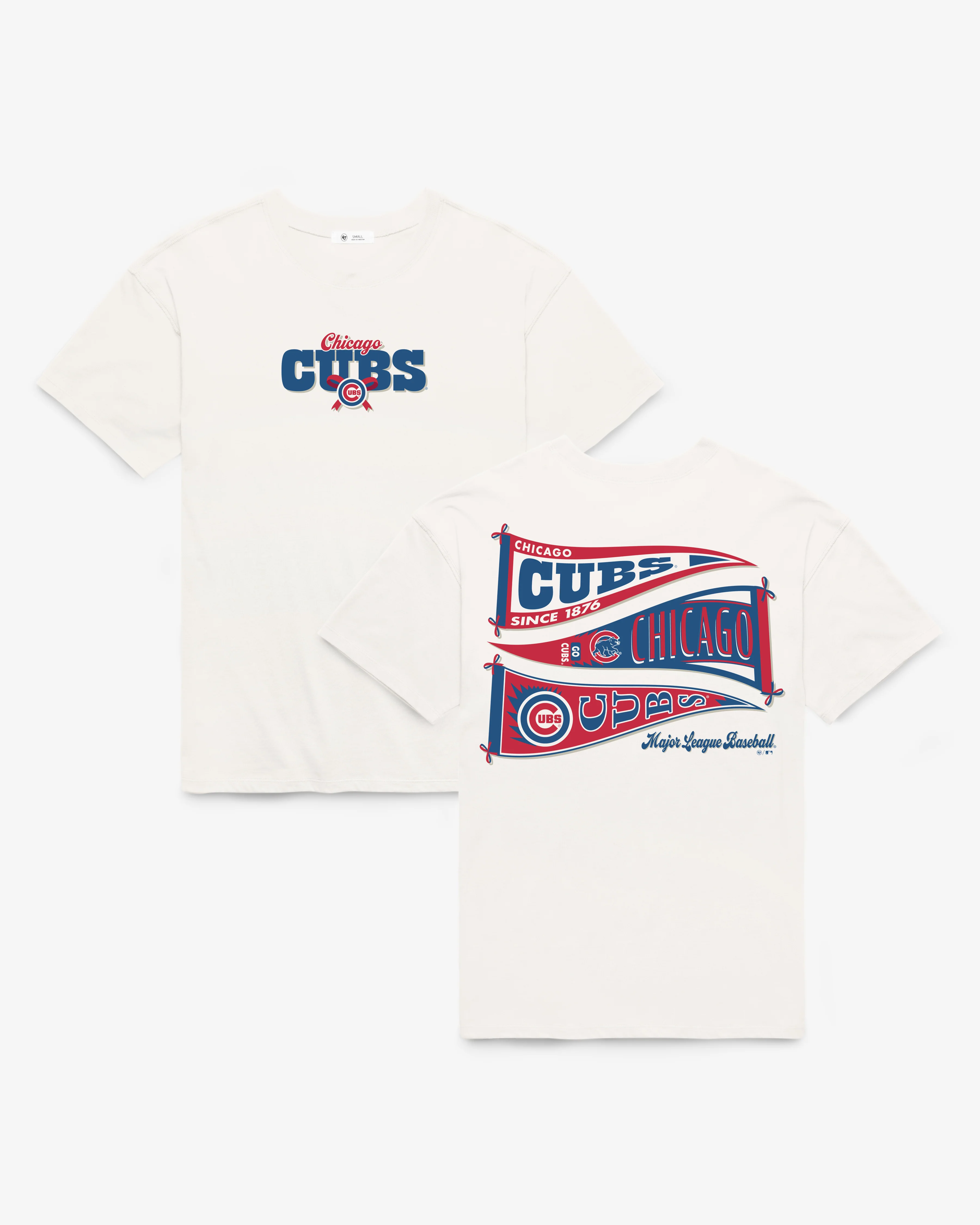 CHICAGO CUBS BOW AND BANNER BACKER '47 SADIE TEE WOMENS