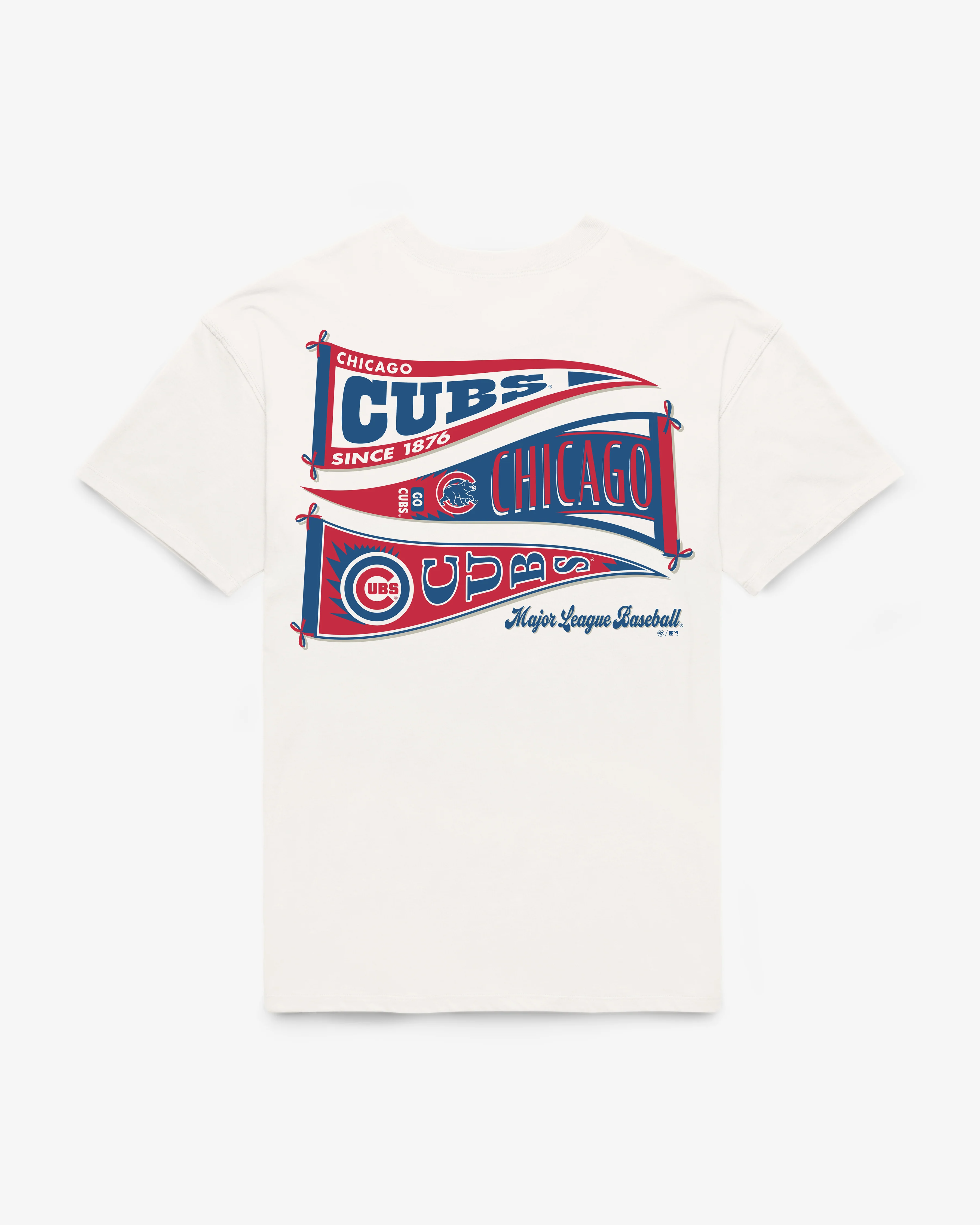 CHICAGO CUBS BOW AND BANNER BACKER '47 SADIE TEE WOMENS - Image 3
