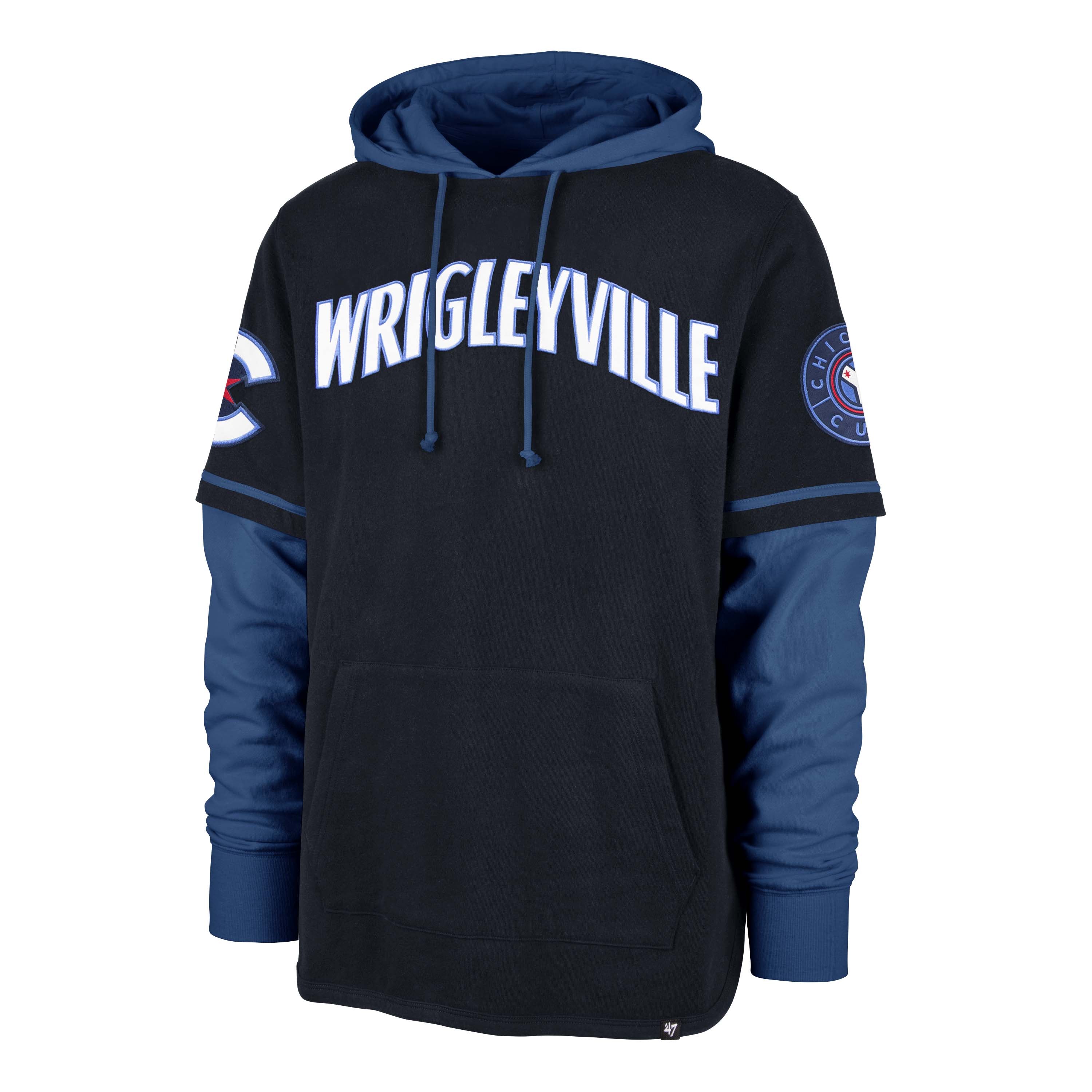 CHICAGO CUBS CITY CONNECT TRIFECTA '47 SHORTSTOP PULLOVER HOOD