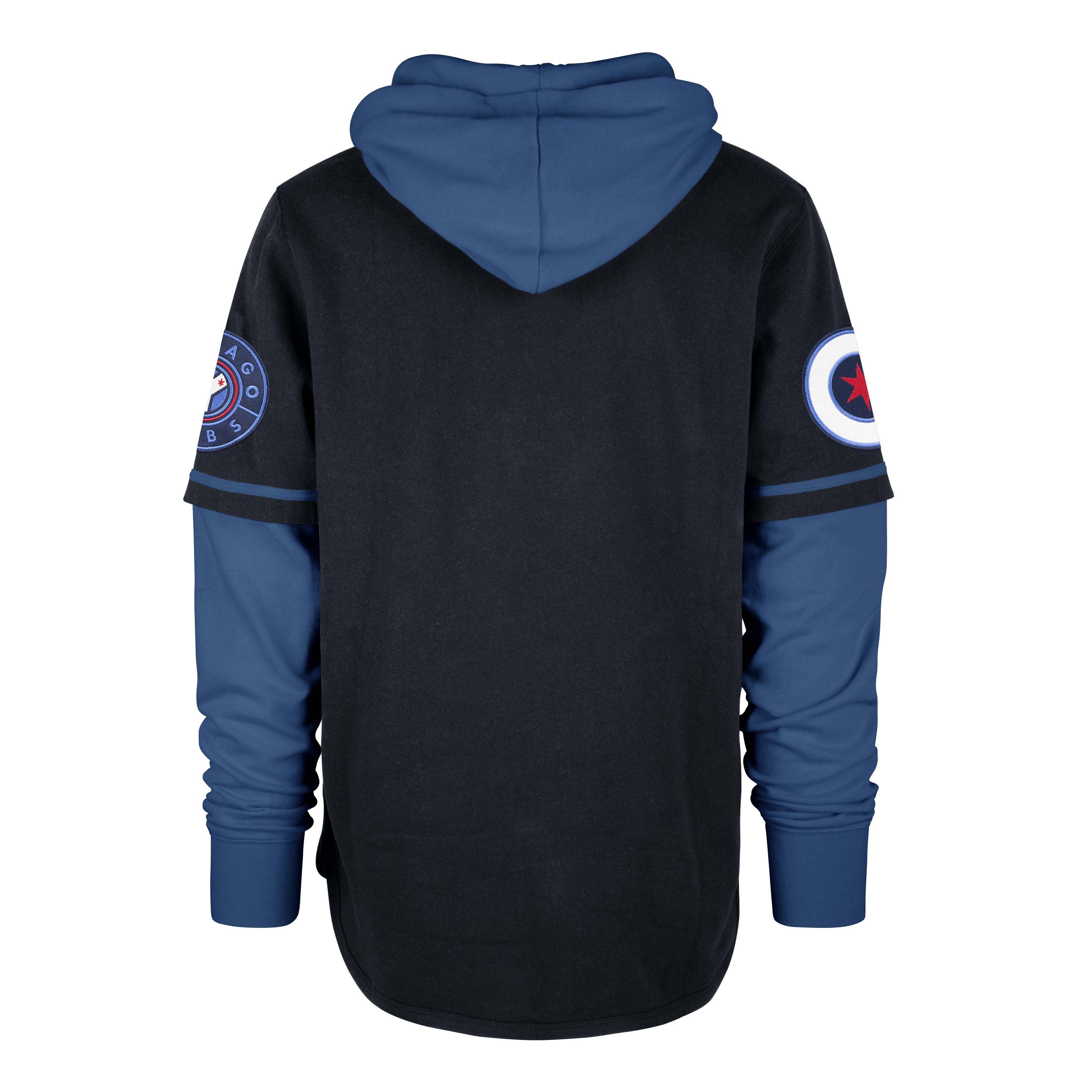 CHICAGO CUBS CITY CONNECT TRIFECTA '47 SHORTSTOP PULLOVER HOOD - Image 2