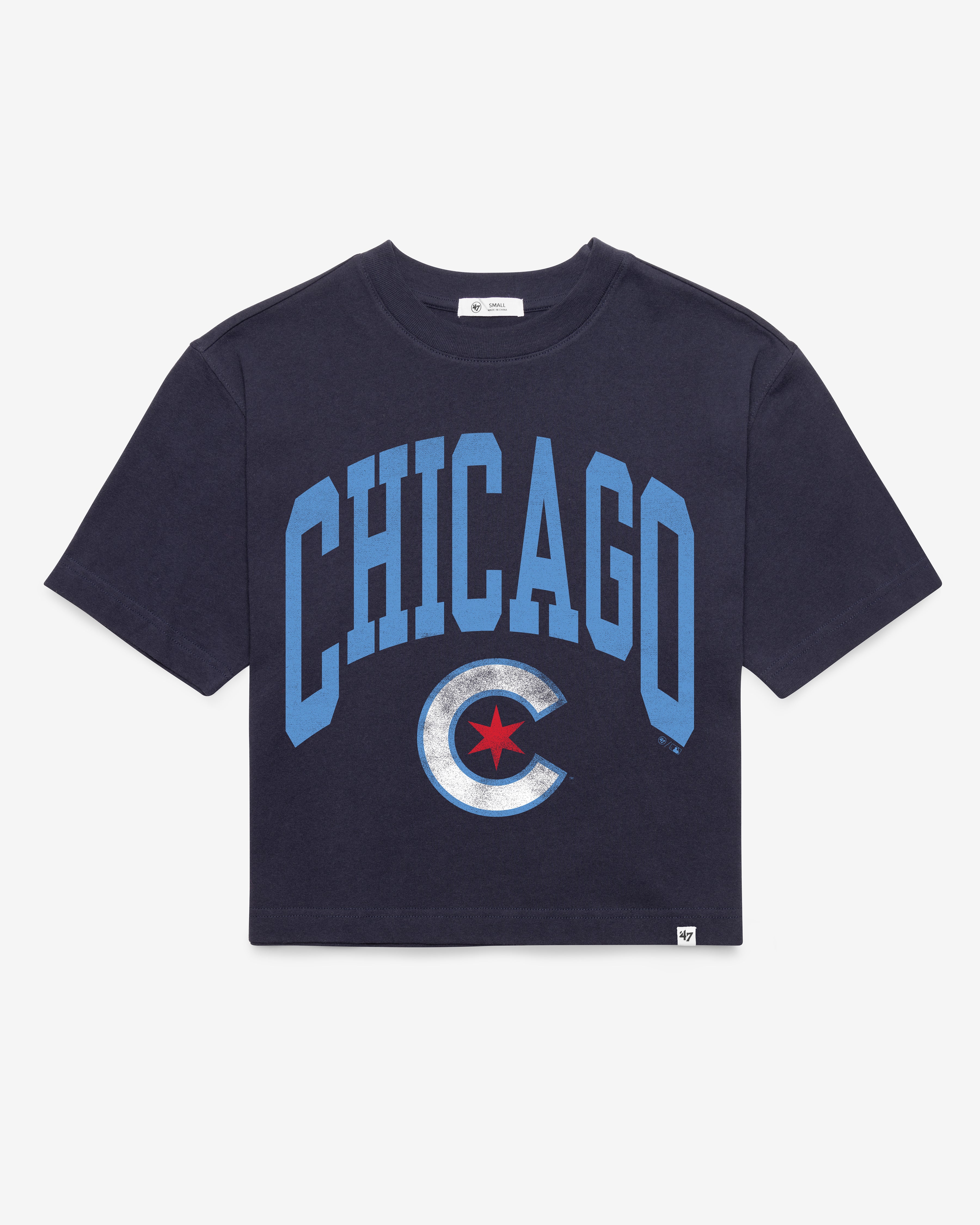 CHICAGO CUBS CITY CONNECT SHALE '47 REED CITY TEE WOMENS