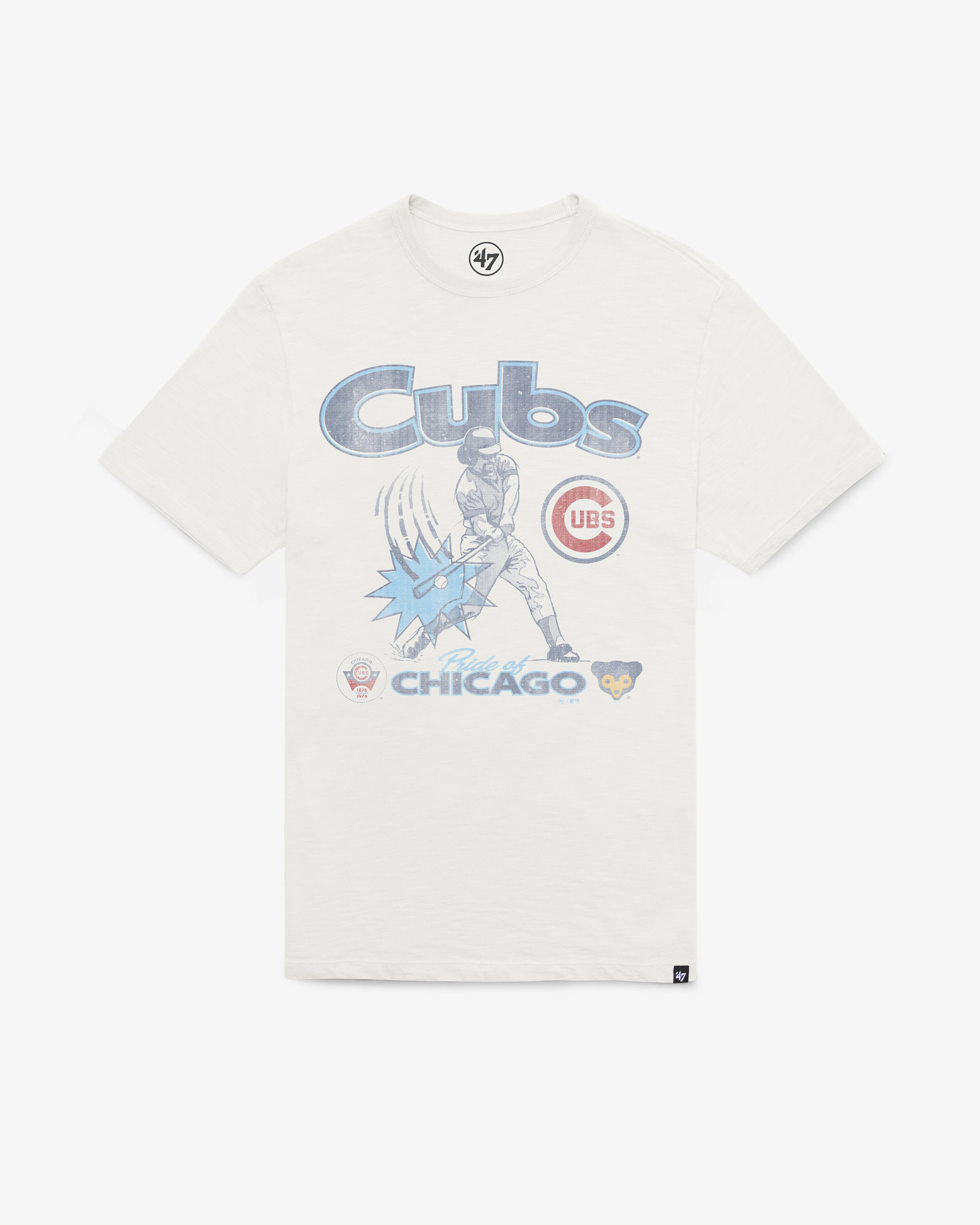 CHICAGO CUBS COOPERSTOWN SWINGIN' '47 SCRUM TEE
