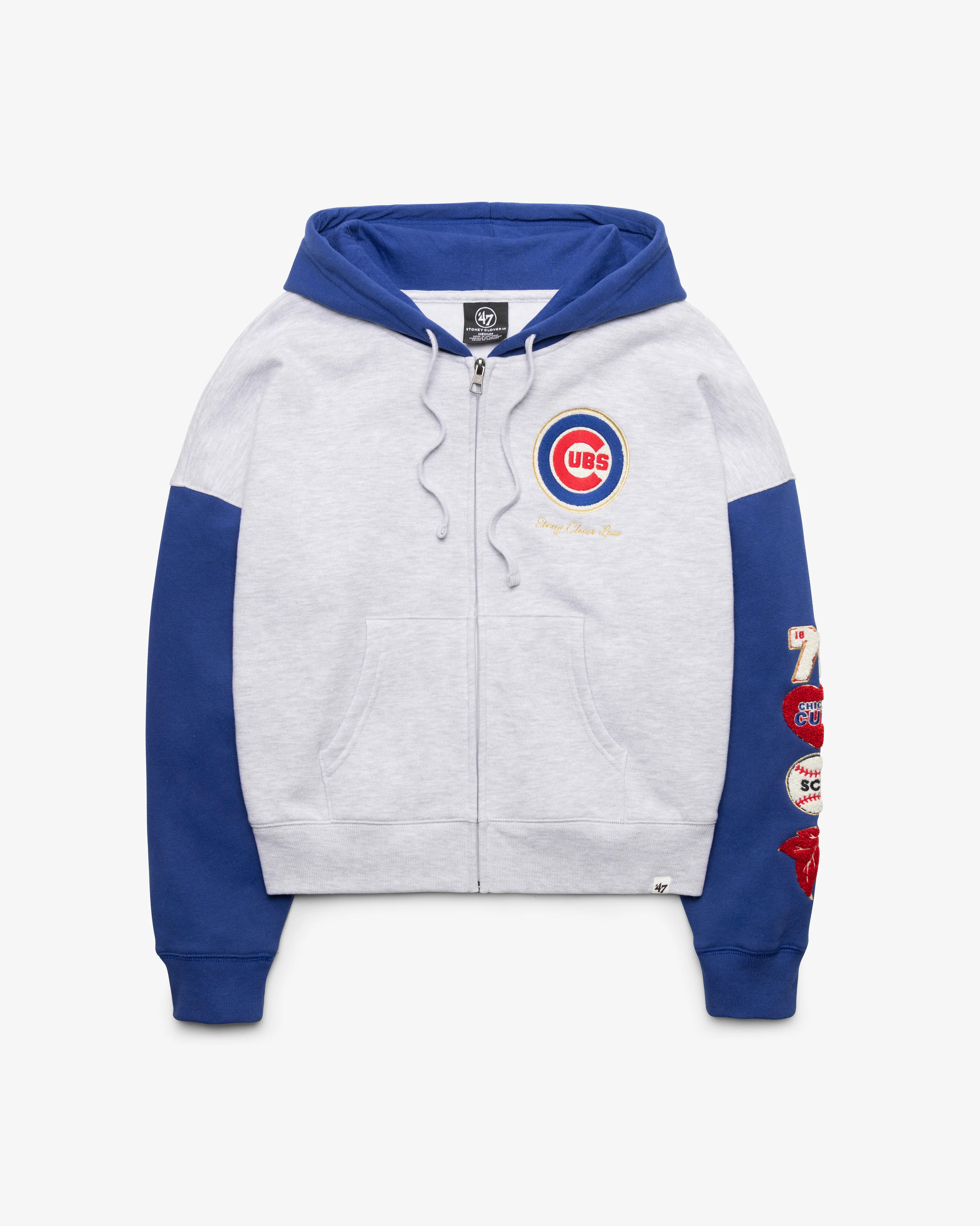 CHICAGO CUBS STONEY CLOVER LANE X '47 FULL ZIP WOMENS