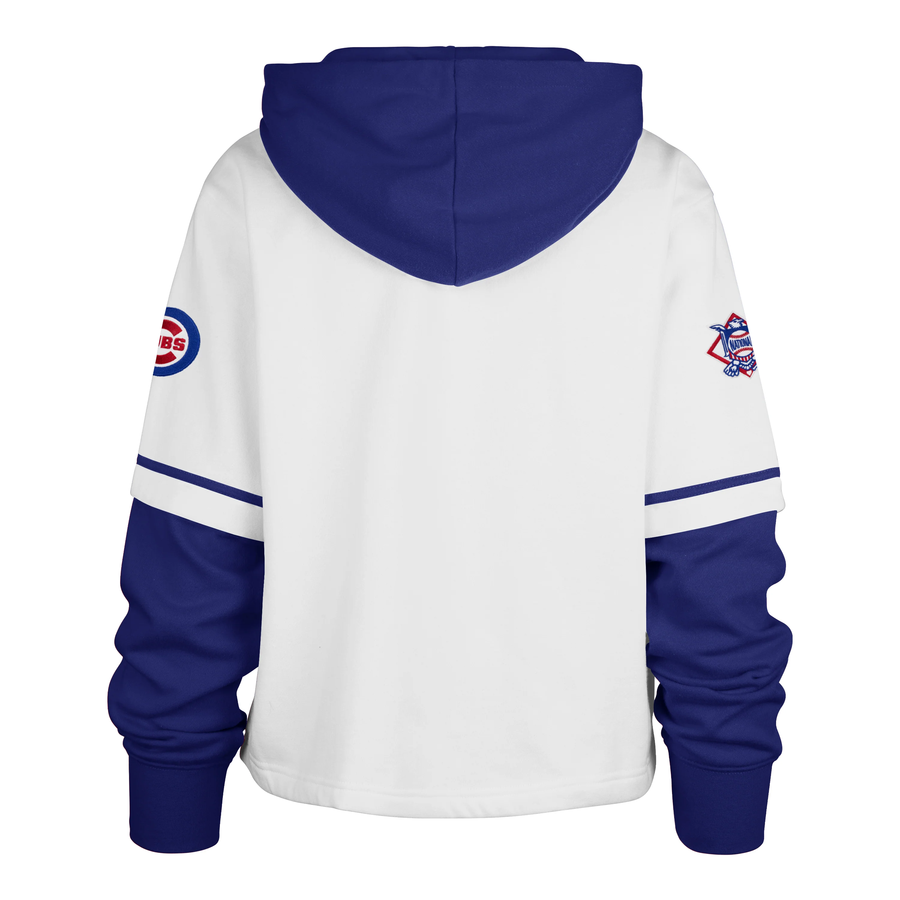 CHICAGO CUBS TRIFECTA CROPPED '47 SHORTSTOP PULLOVER HOOD WOMENS - Image 2