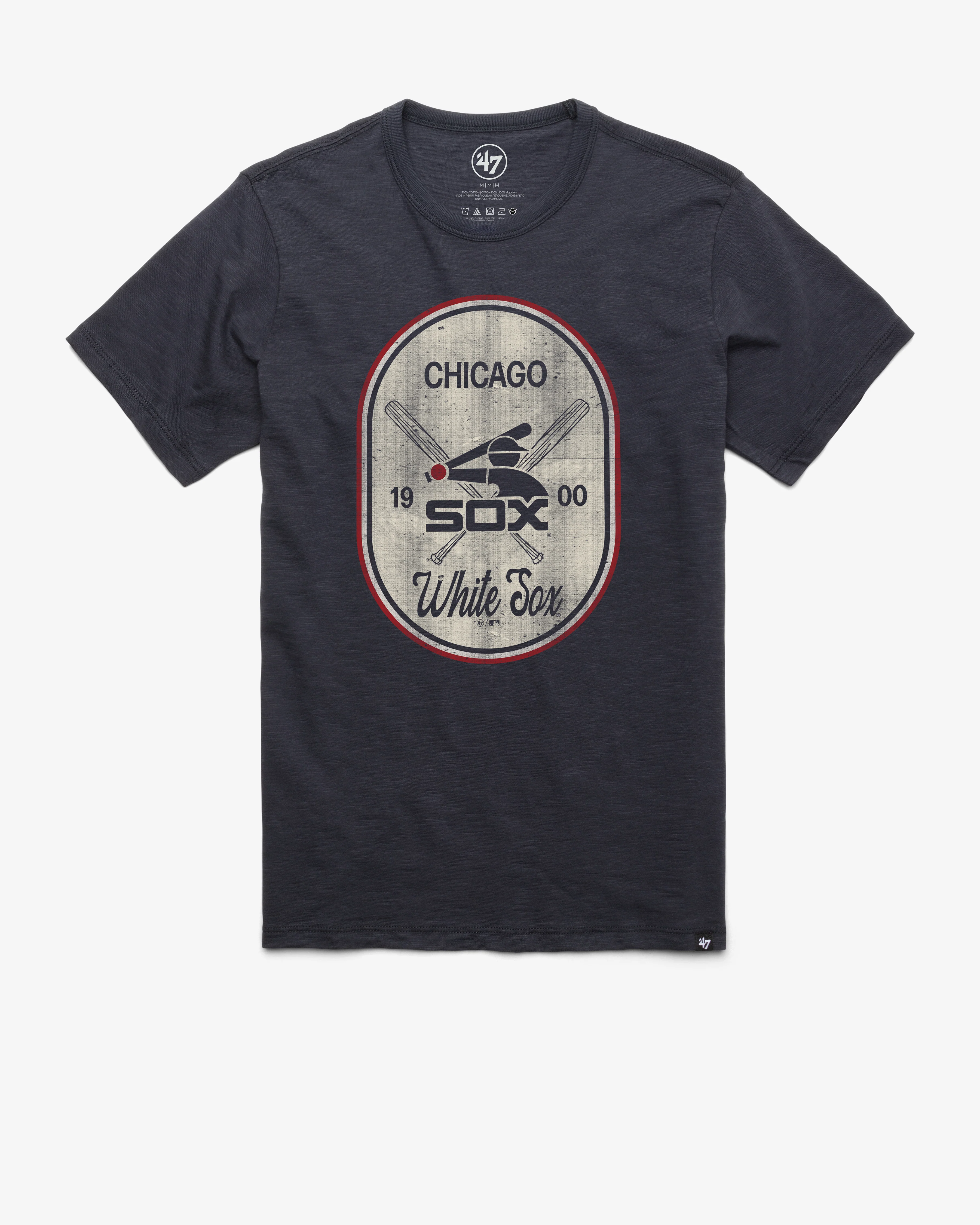 CHICAGO WHITE SOX COOPERSTOWN CROSS PATCH '47 SCRUM TEE