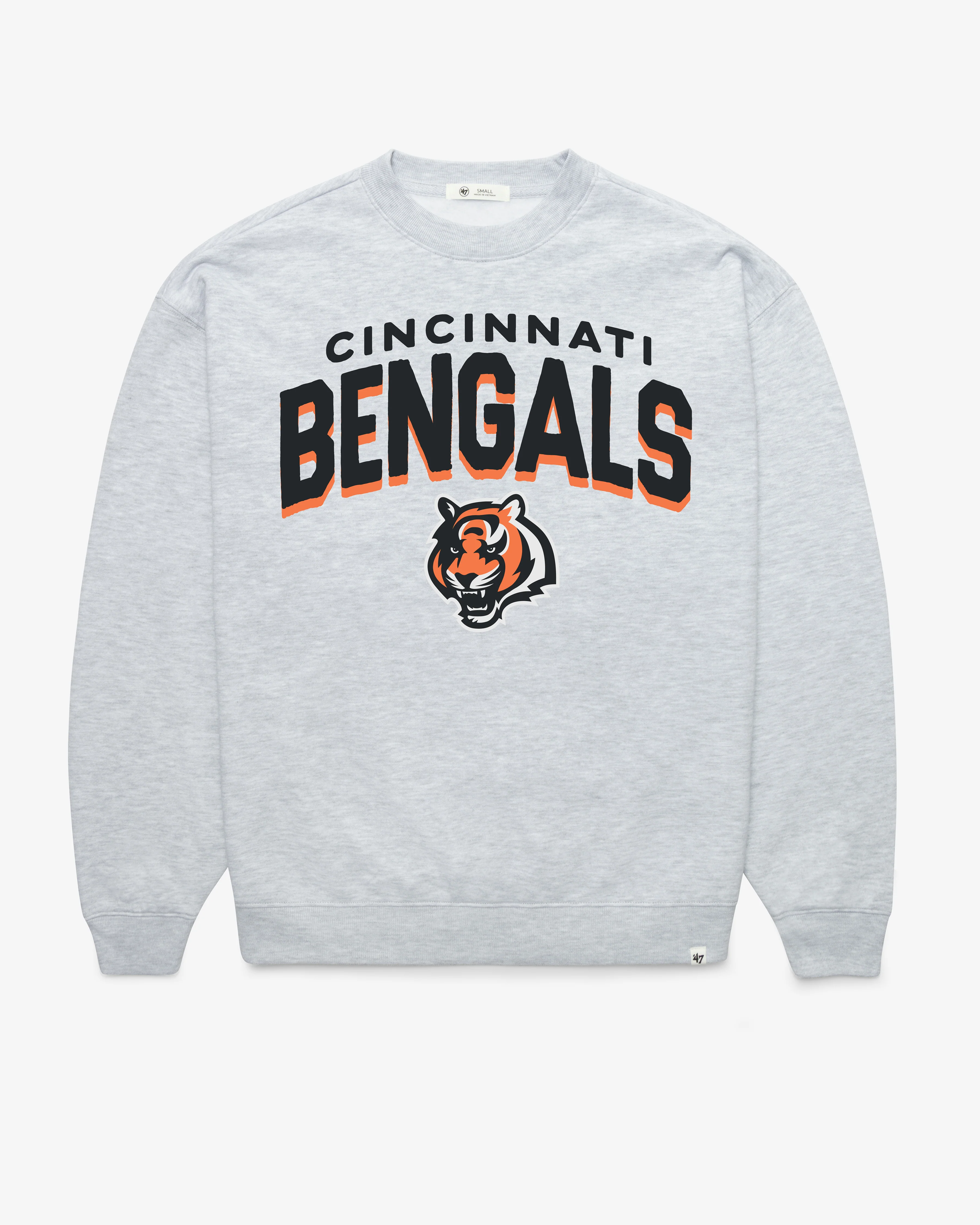 CINCINNATI BENGALS CAMPUS ARCH CLOUD '47 OVERSIZED CREW WOMENS