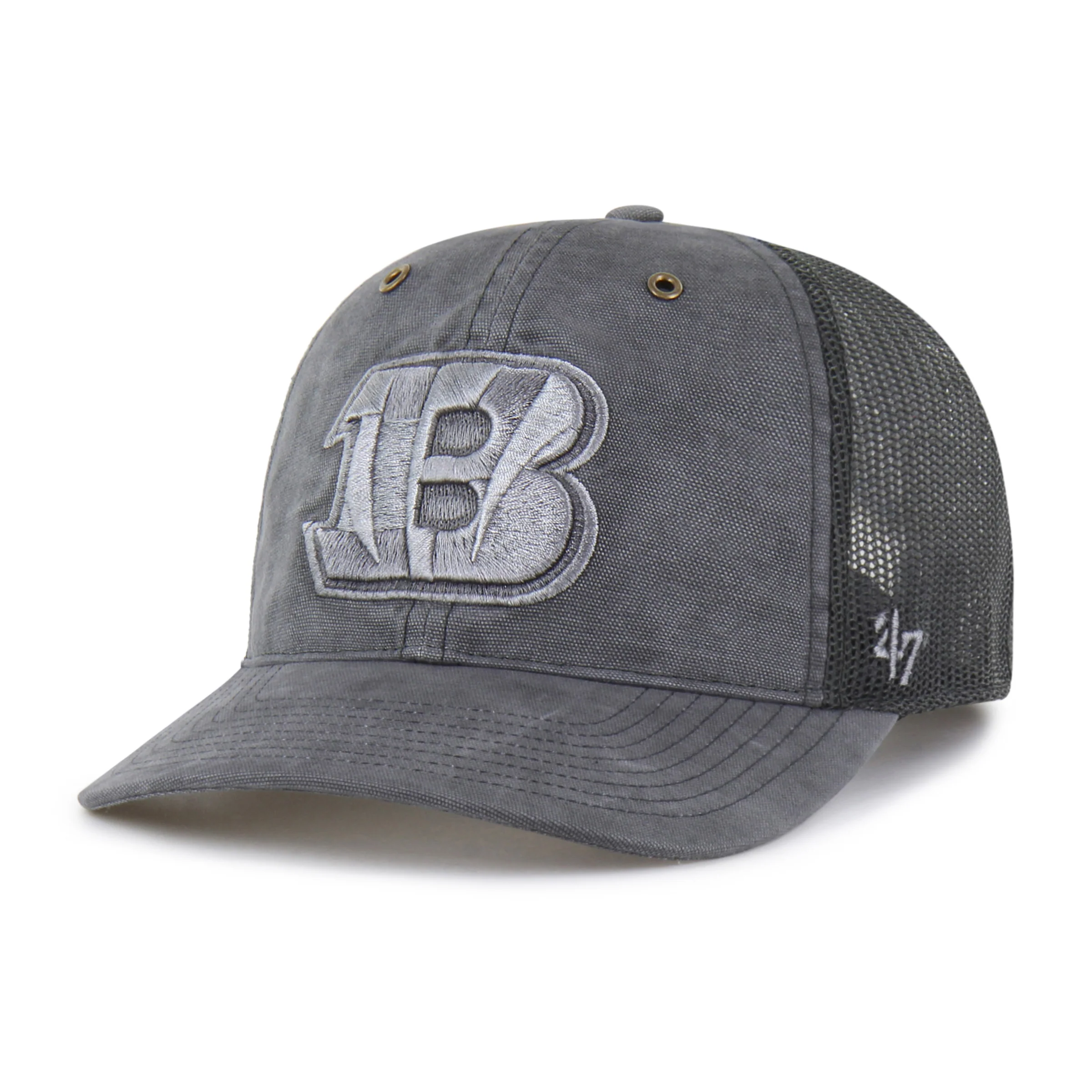 CINCINNATI BENGALS CARHARTT DYED '47 TRUCKER RF RELAXED FIT - Image 4