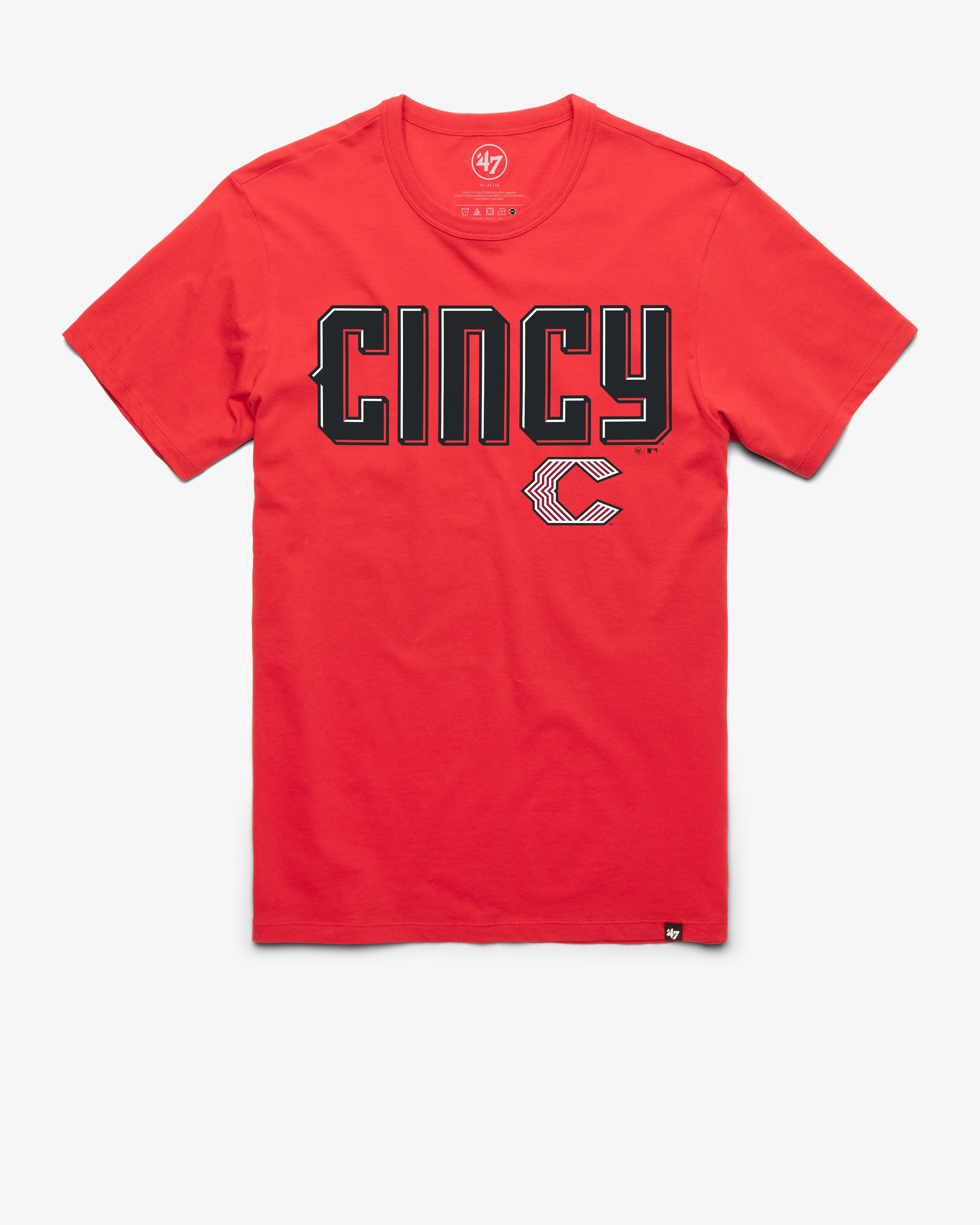 CINCINNATI REDS CITY CONNECT PREGAME '47 FRANKLIN TEE