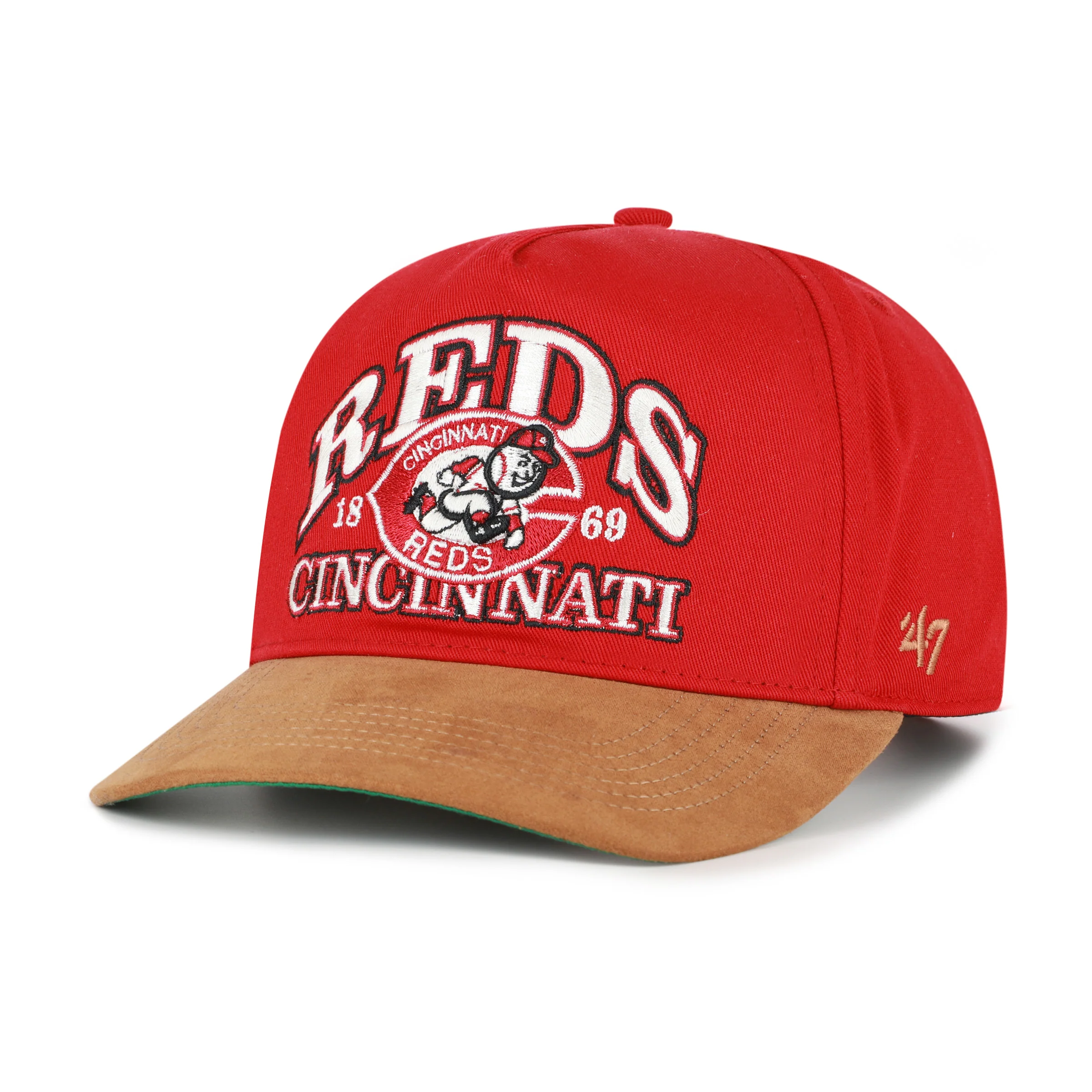 CINCINNATI REDS COOPERSTOWN BREAK WOOD SUEDE '47 HITCH