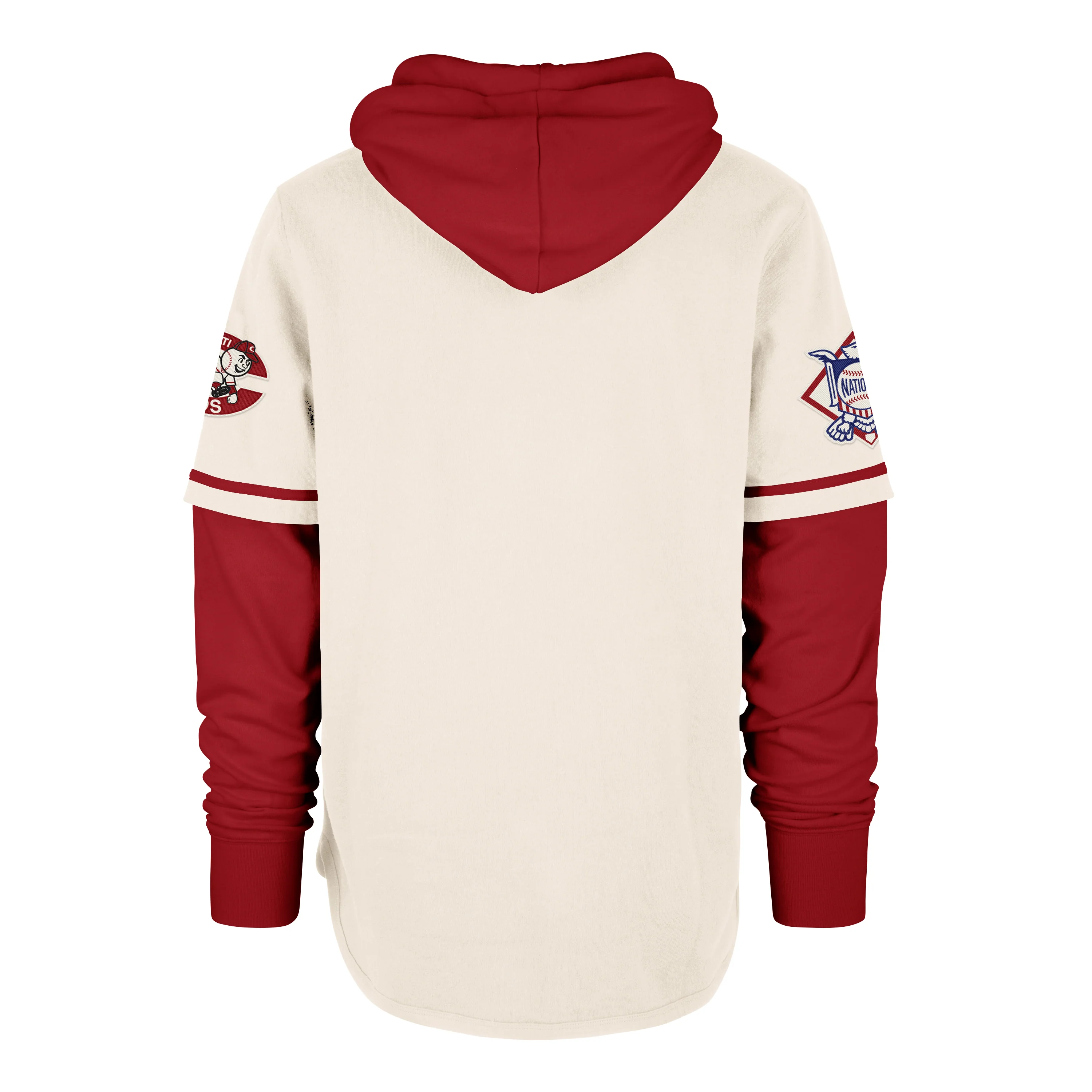 CINCINNATI REDS COOPERSTOWN TRIFECTA '47 SHORTSTOP PULLOVER HOOD - Image 2