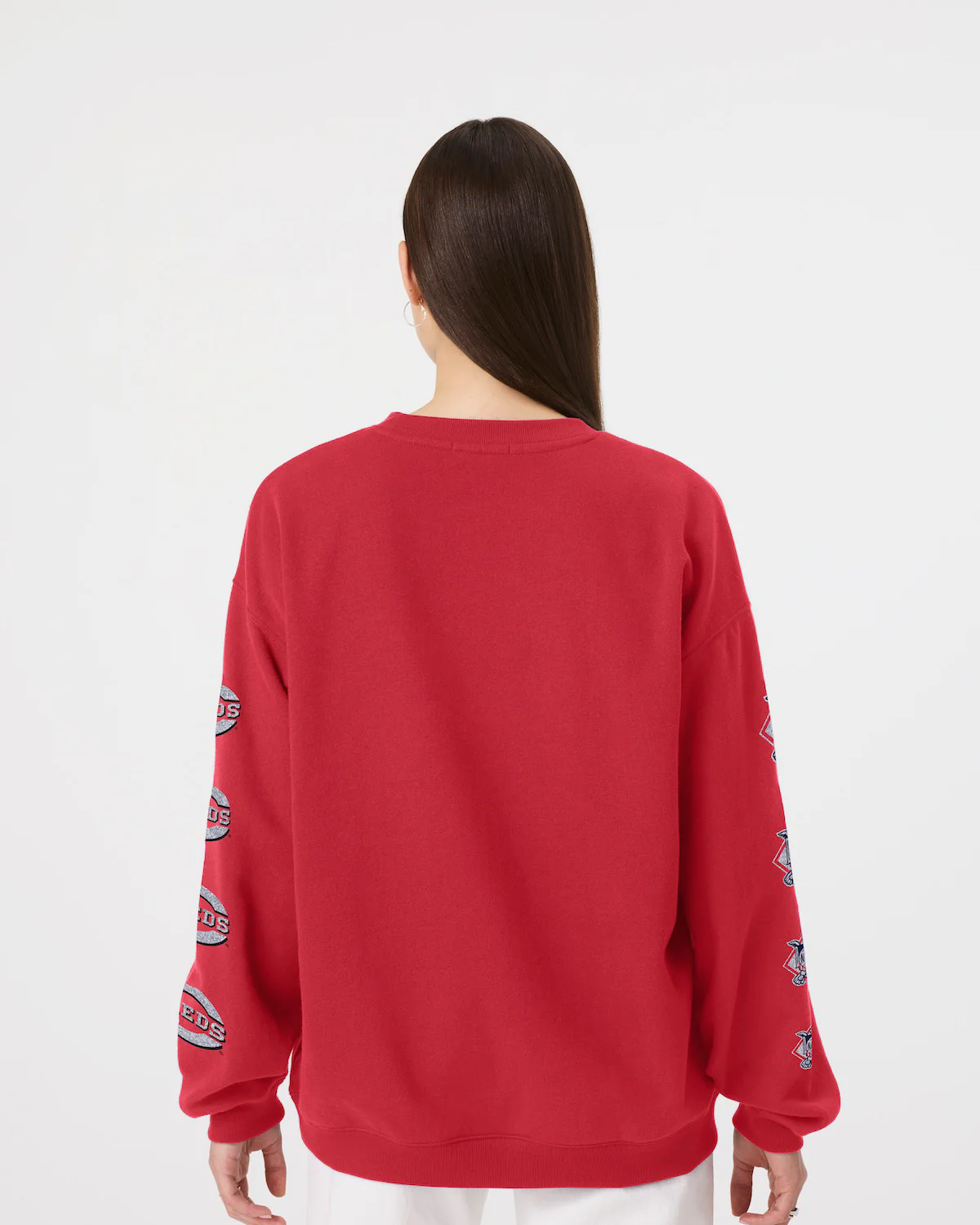 CINCINNATI REDS GO BIG '47 OVERSIZED CREW WOMENS - Image 2