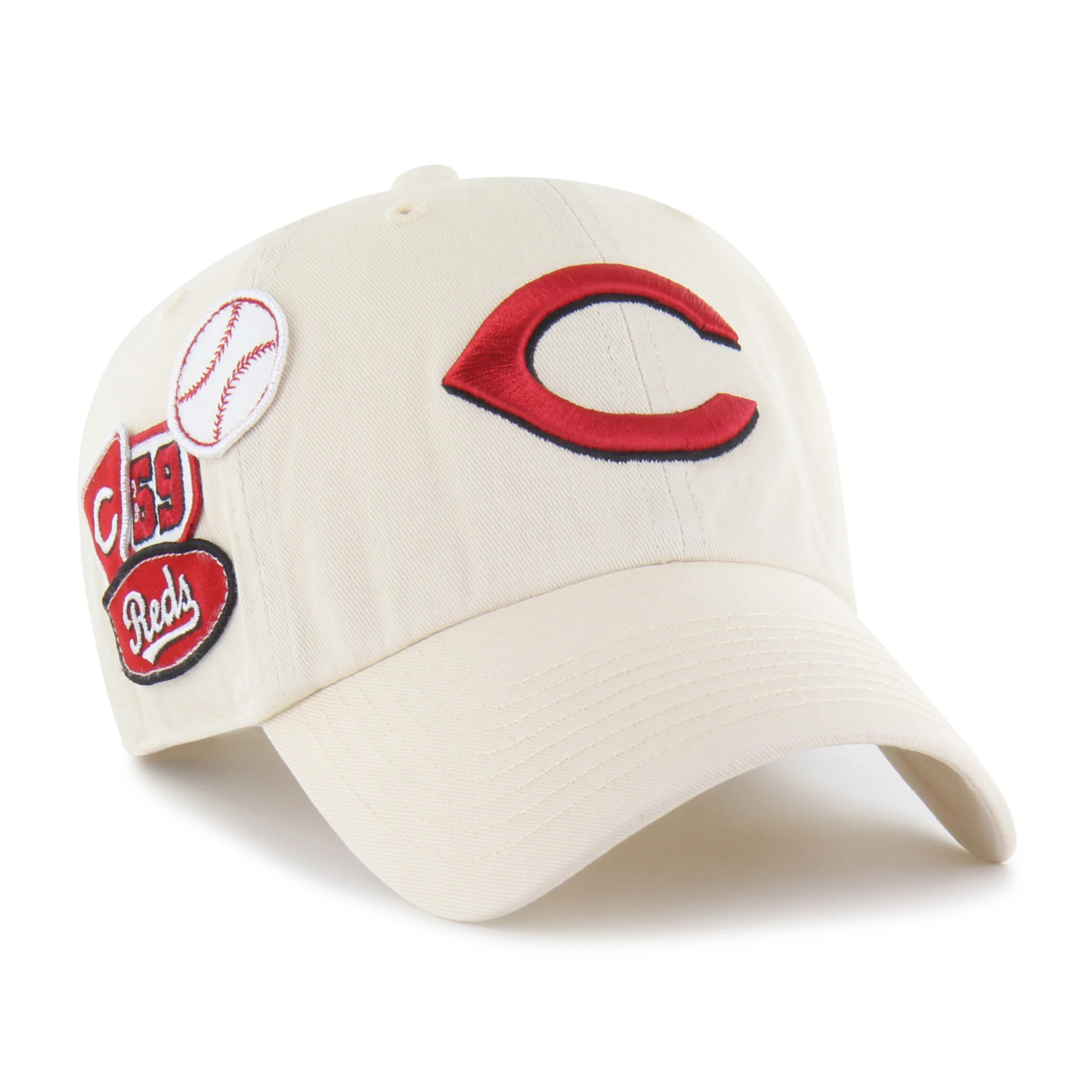 CINCINNATI REDS BADGES '47 CLEAN UP
