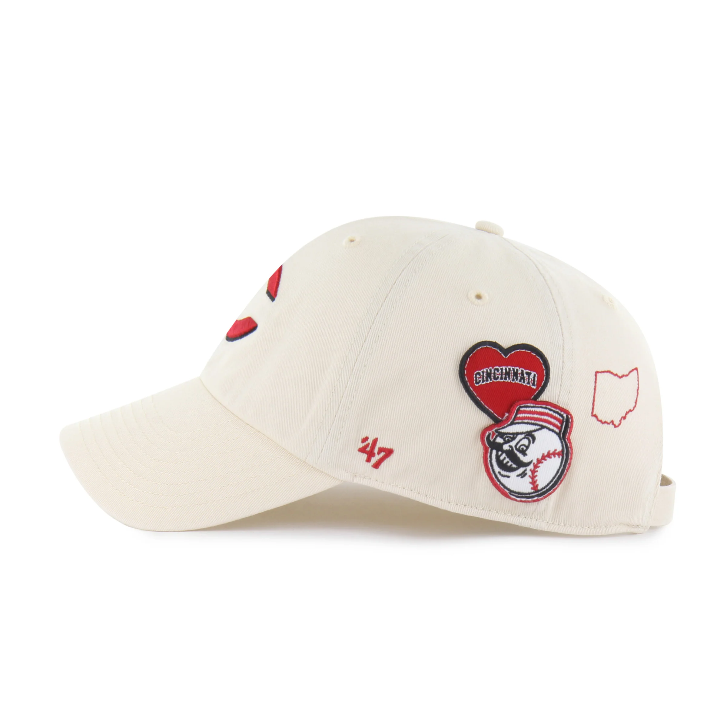 CINCINNATI REDS BADGES '47 CLEAN UP - Image 2