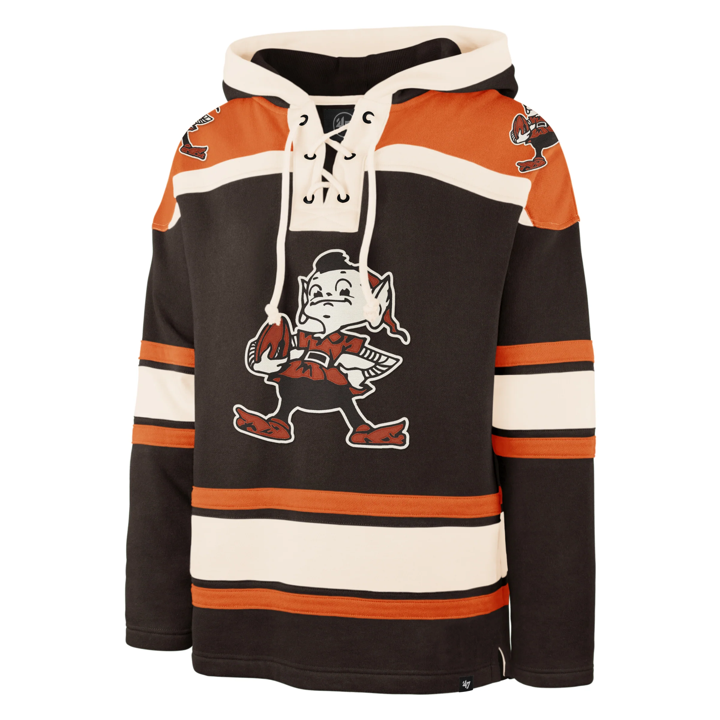 CLEVELAND BROWNS HISTORIC SUPERIOR '47 LACER HOOD