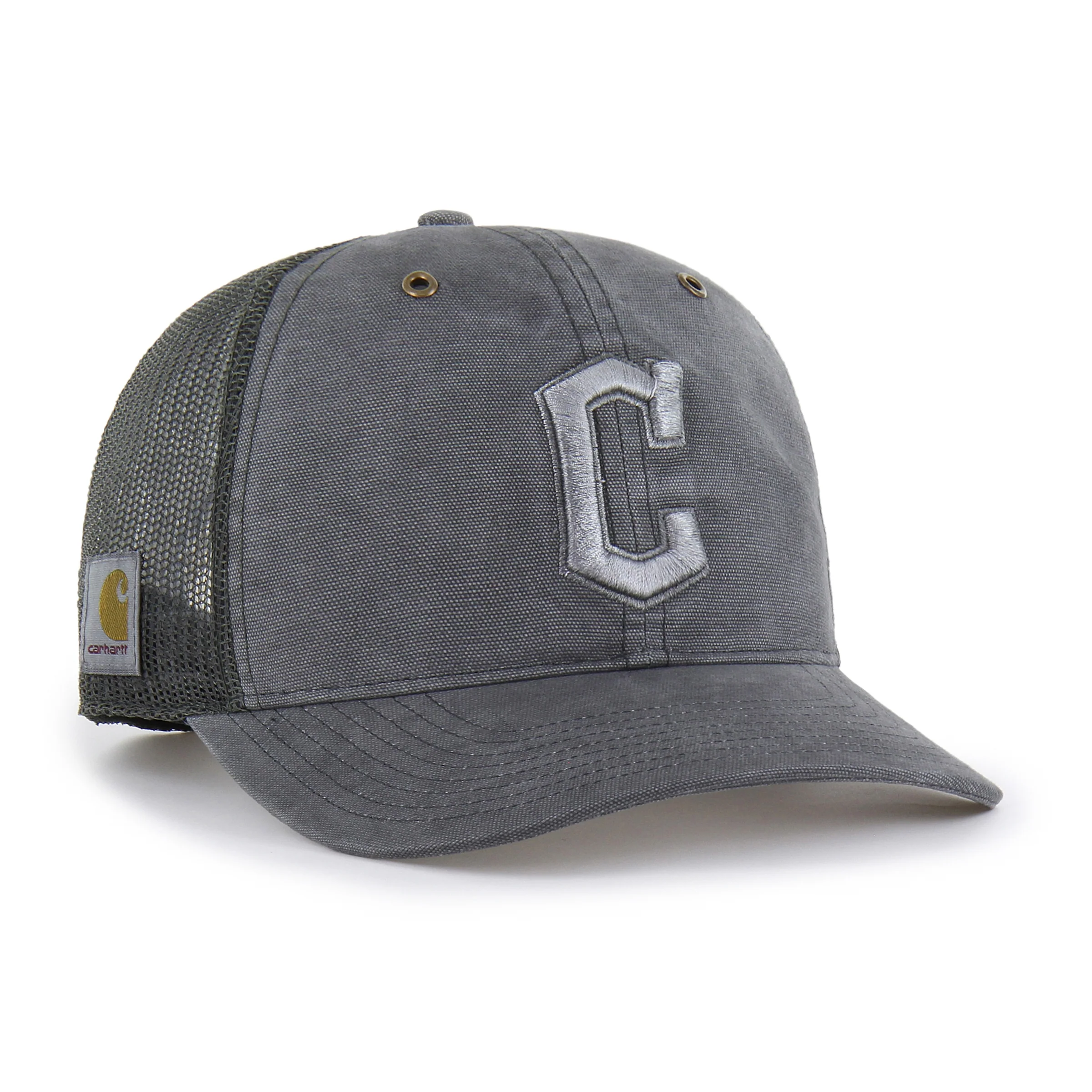 CLEVELAND GUARDIANS CARHARTT DYED '47 TRUCKER RF RELAXED FIT