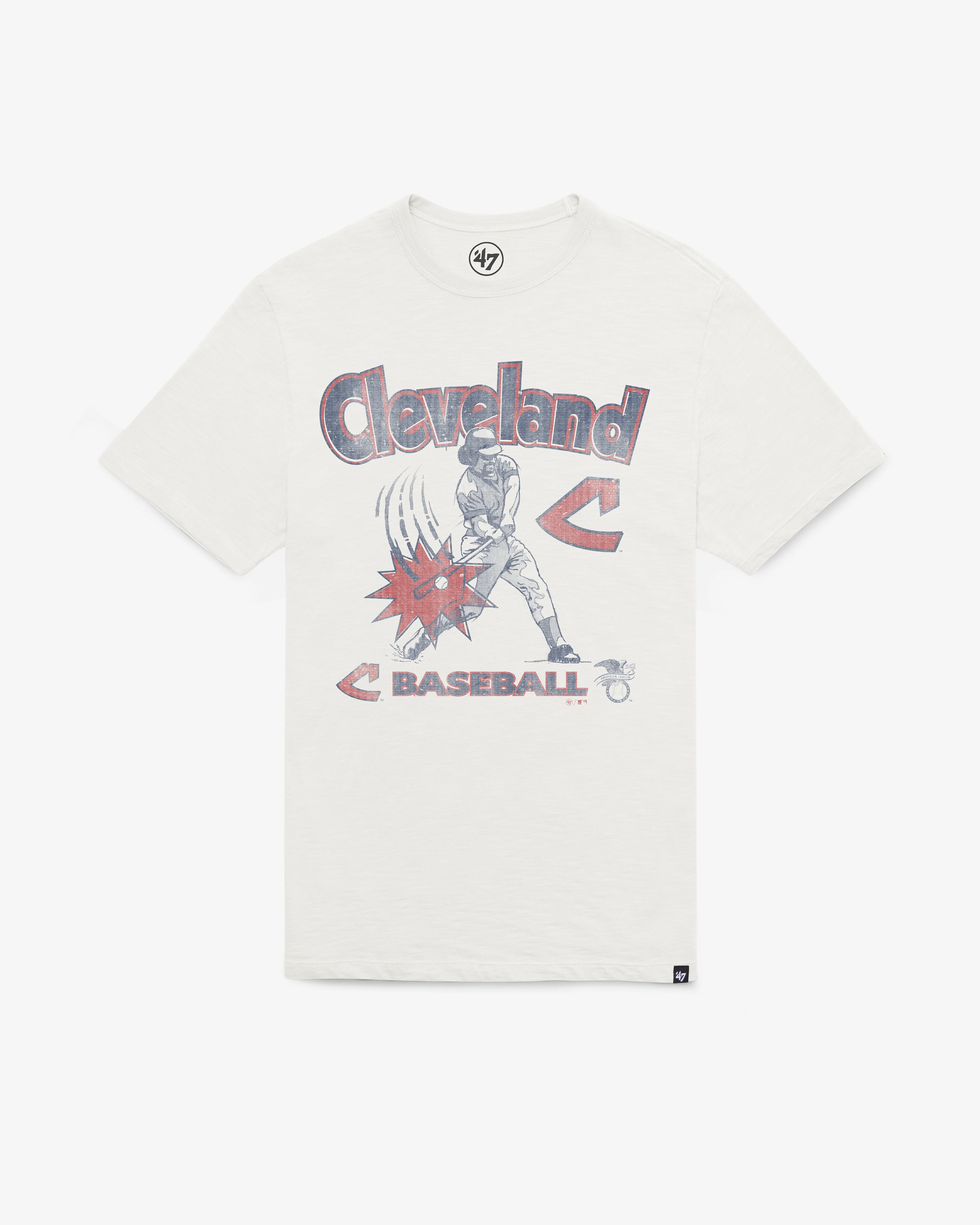 CLEVELAND GUARDIANS COOPERSTOWN SWINGIN' '47 SCRUM TEE