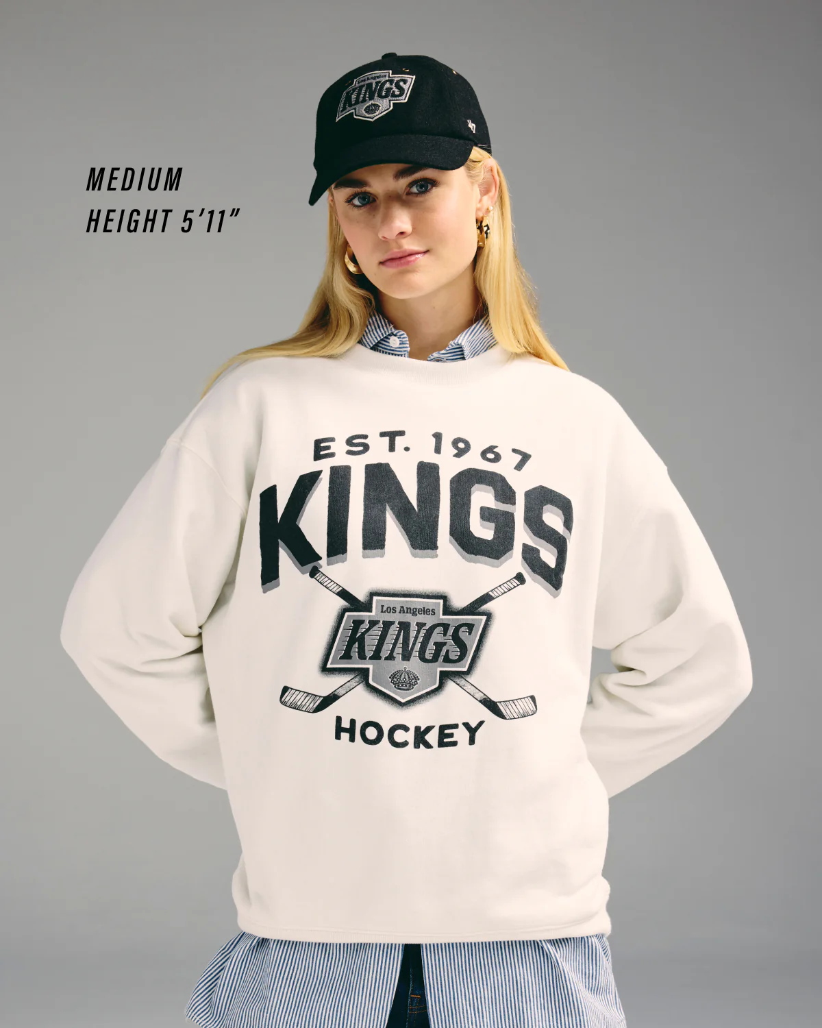 DENVER NUGGETS ARCH CLOUD '47 OVERSIZED CREW WOMENS - Image 3