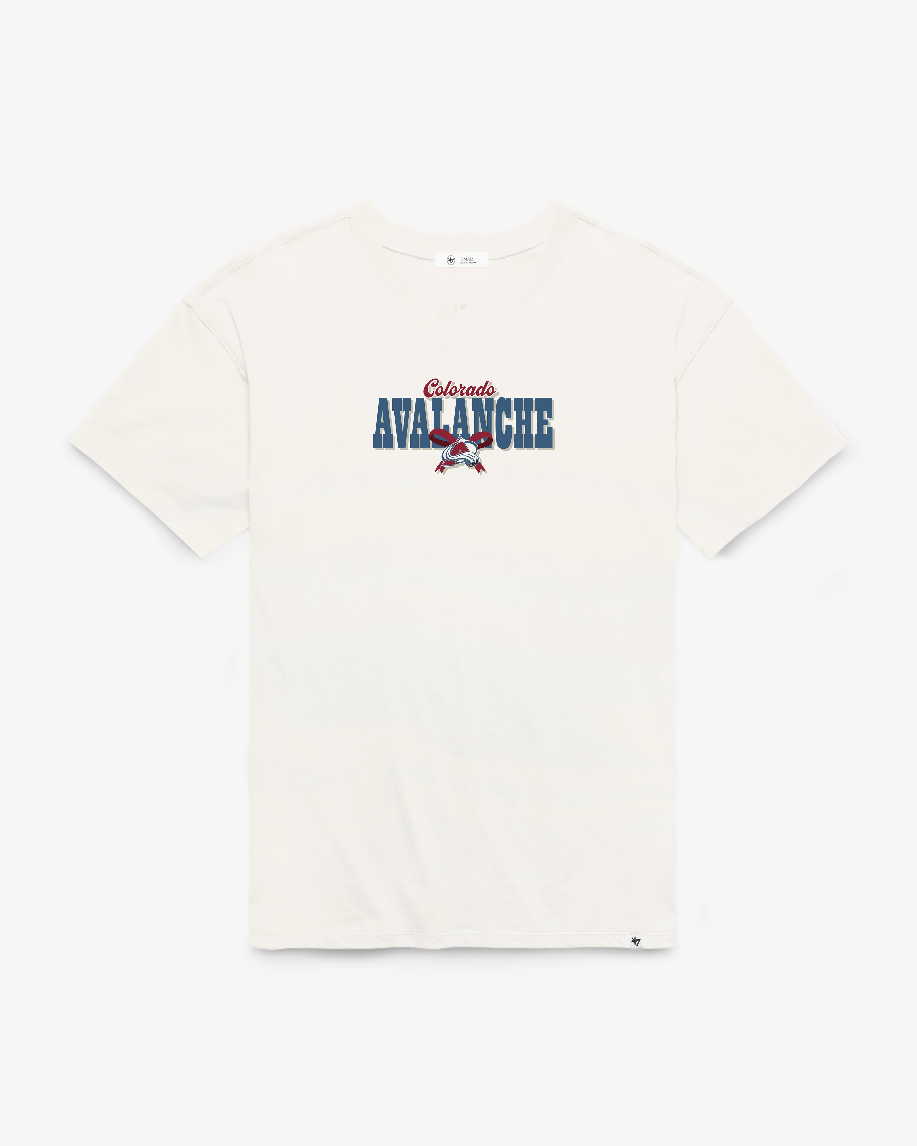 COLORADO AVALANCHE BOW AND BANNER BACKER '47 SADIE TEE WOMENS - Image 2