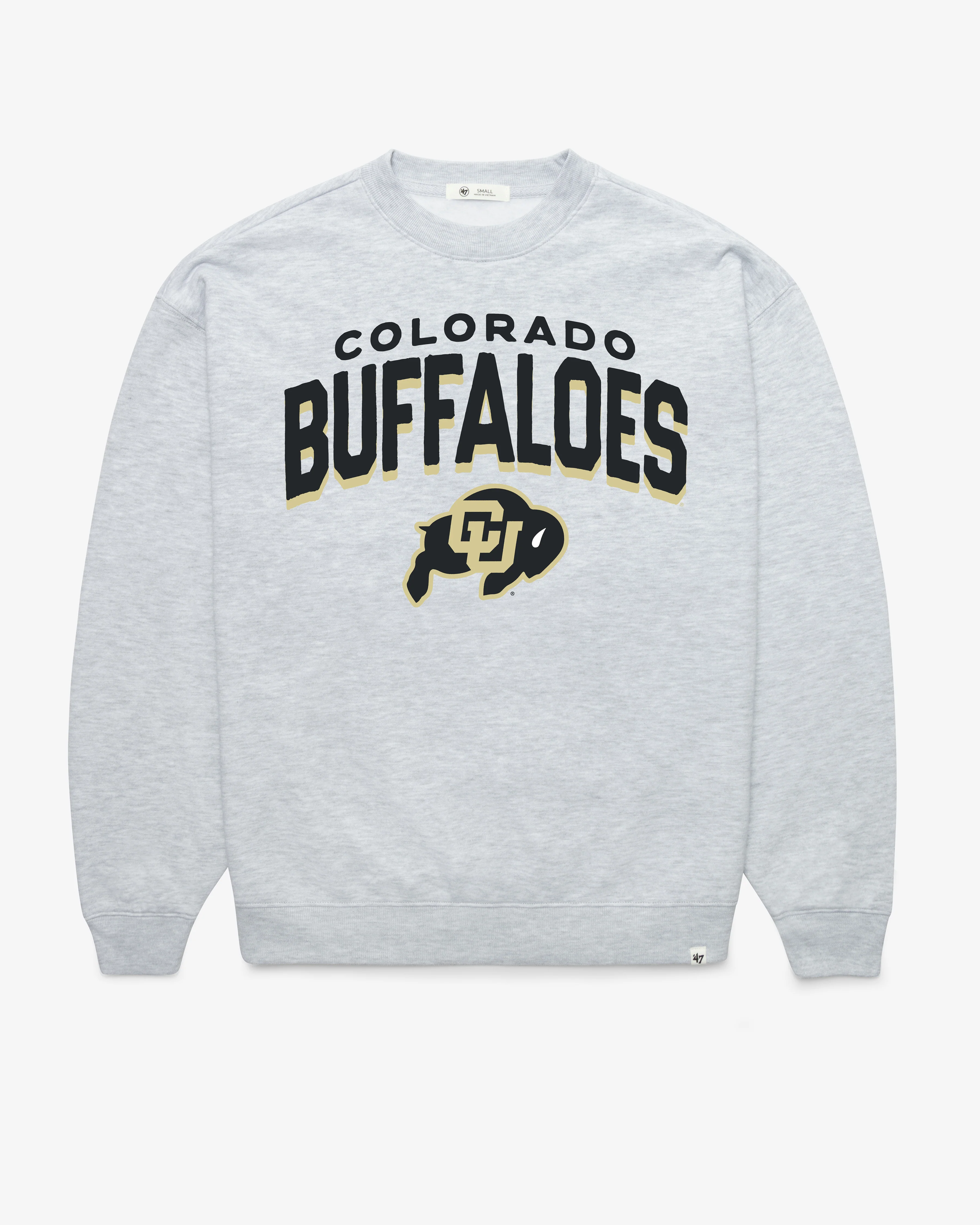 COLORADO BUFFALOES CAMPUS ARCH CLOUD '47 OVERSIZED CREW WOMENS
