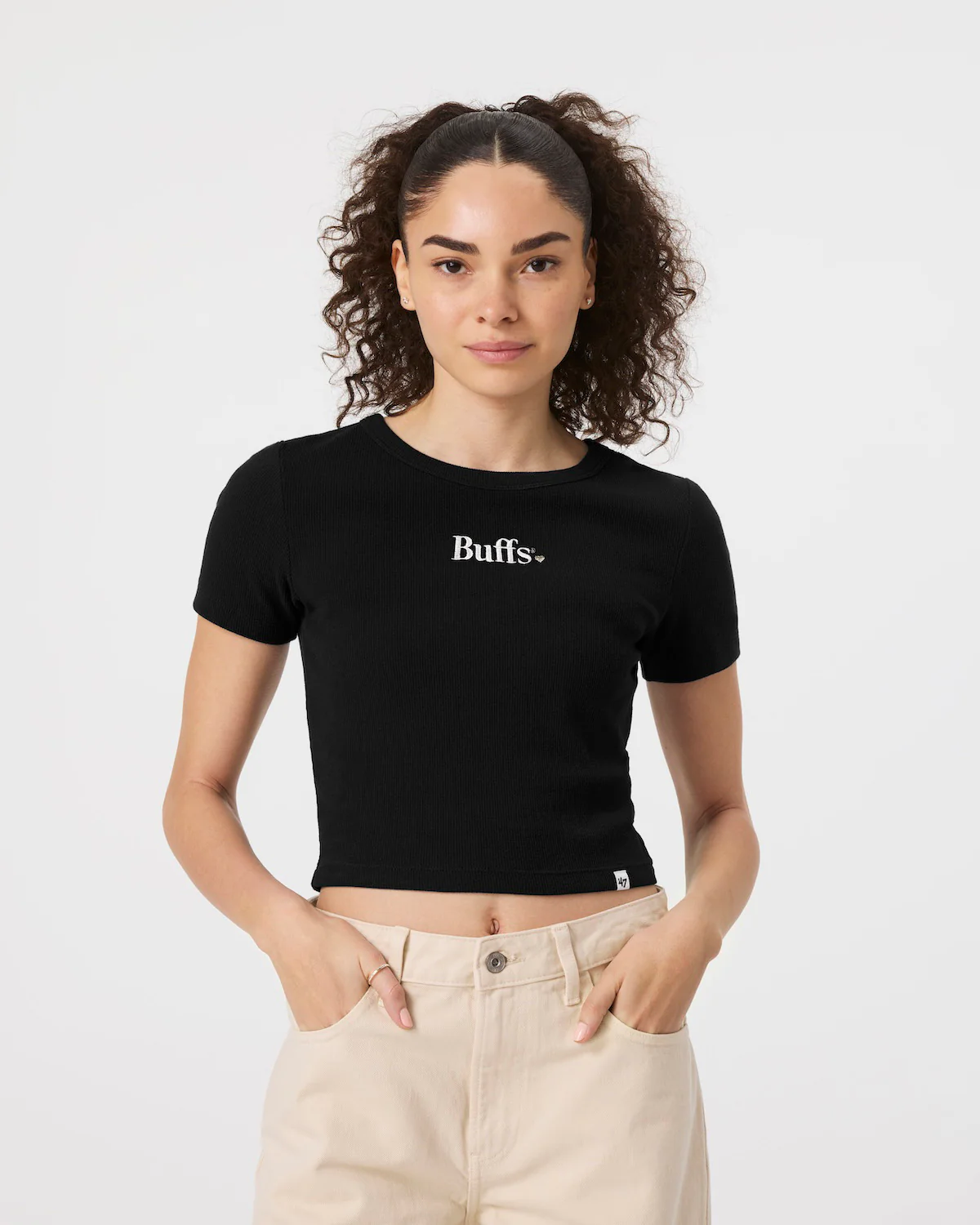 COLORADO BUFFALOES WITH LOVE '47 BABY RIB TEE WOMENS