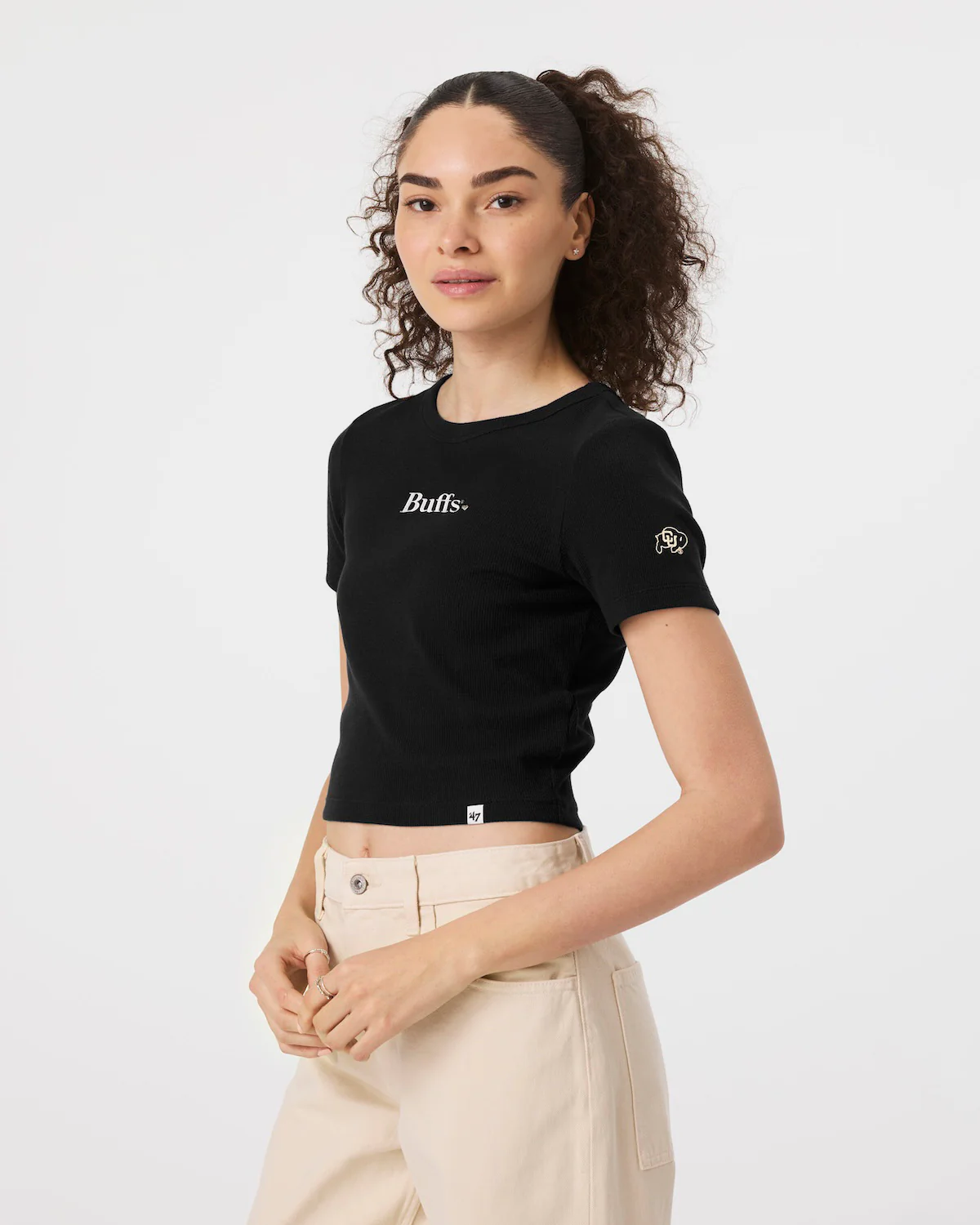 COLORADO BUFFALOES WITH LOVE '47 BABY RIB TEE WOMENS - Image 3