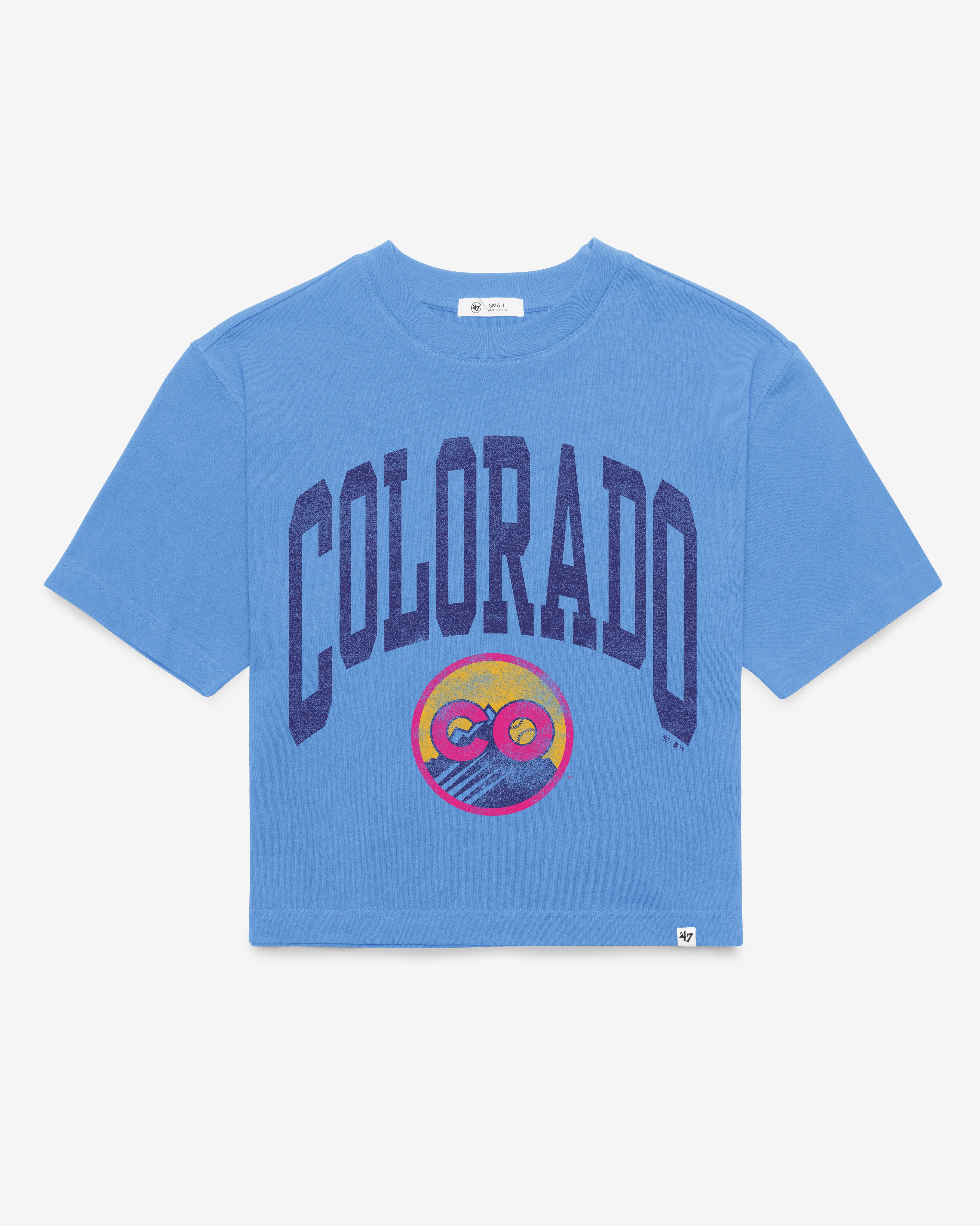 COLORADO ROCKIES CITY CONNECT SHALE '47 REED CITY TEE WOMENS