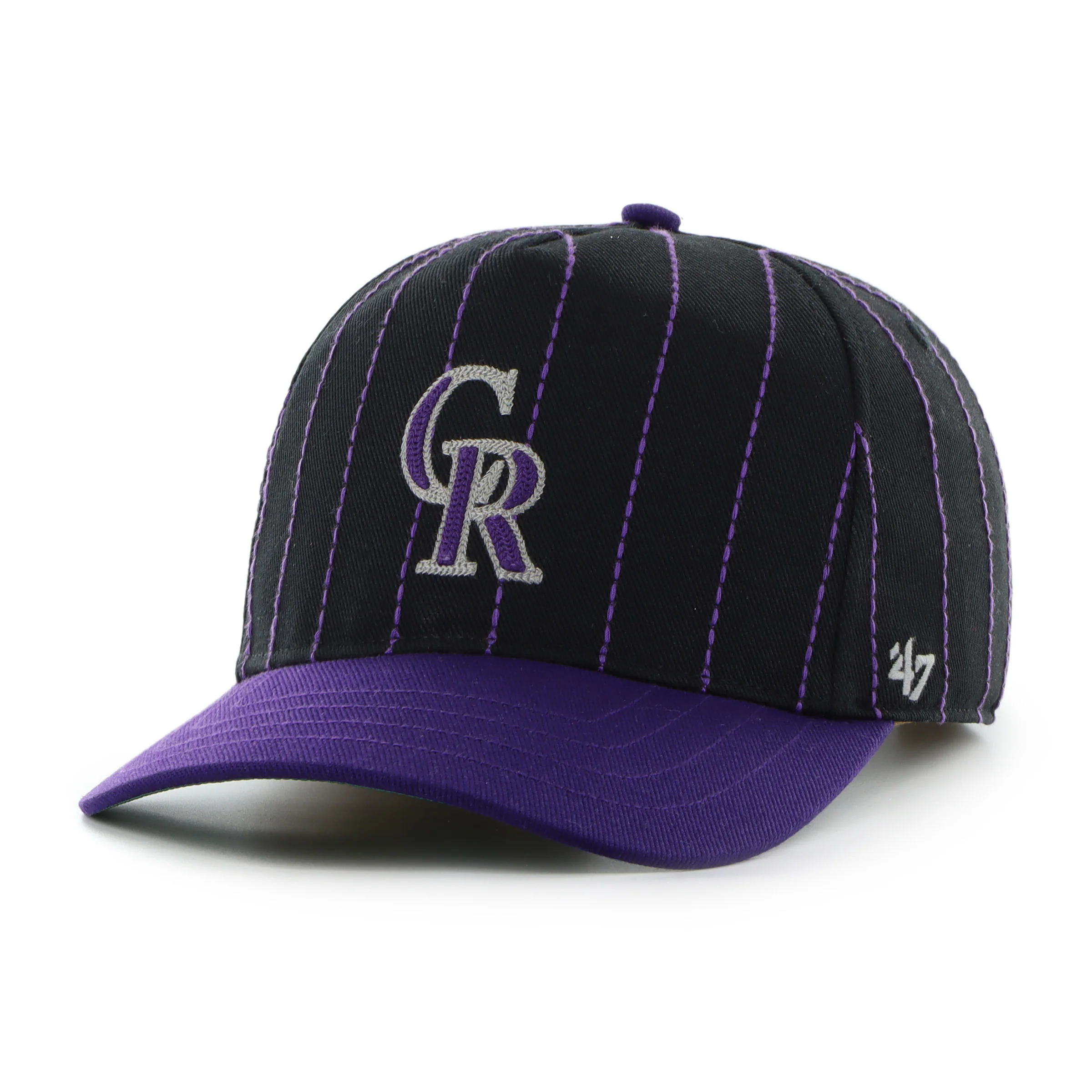 COLORADO ROCKIES COOPERSTOWN RAWLINGS PINSTRIPE '47 HITCH - Image 5