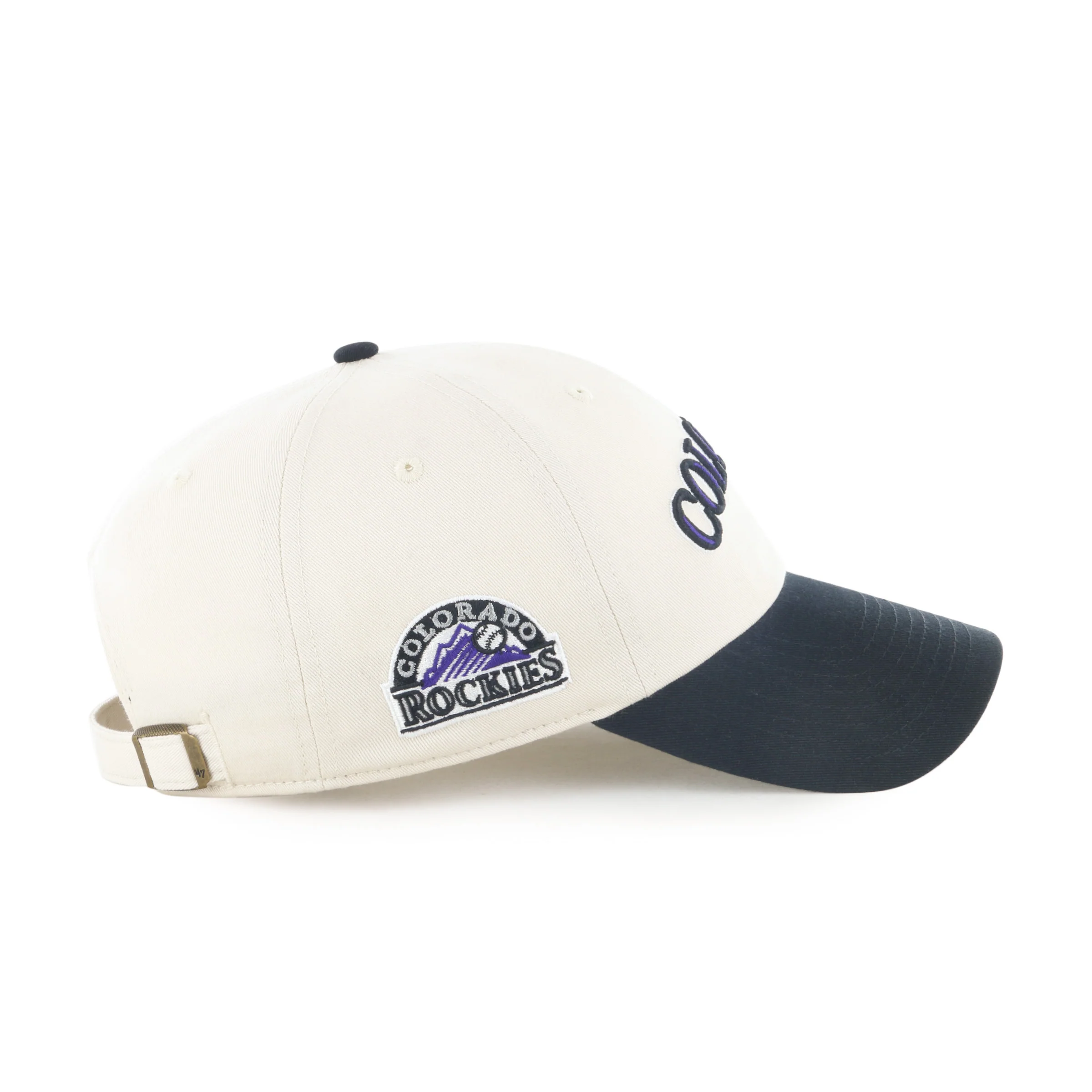 COLORADO ROCKIES COOPERSTOWN BALLPARK SCRIPT SHOT '47 CLEAN UP - Image 2