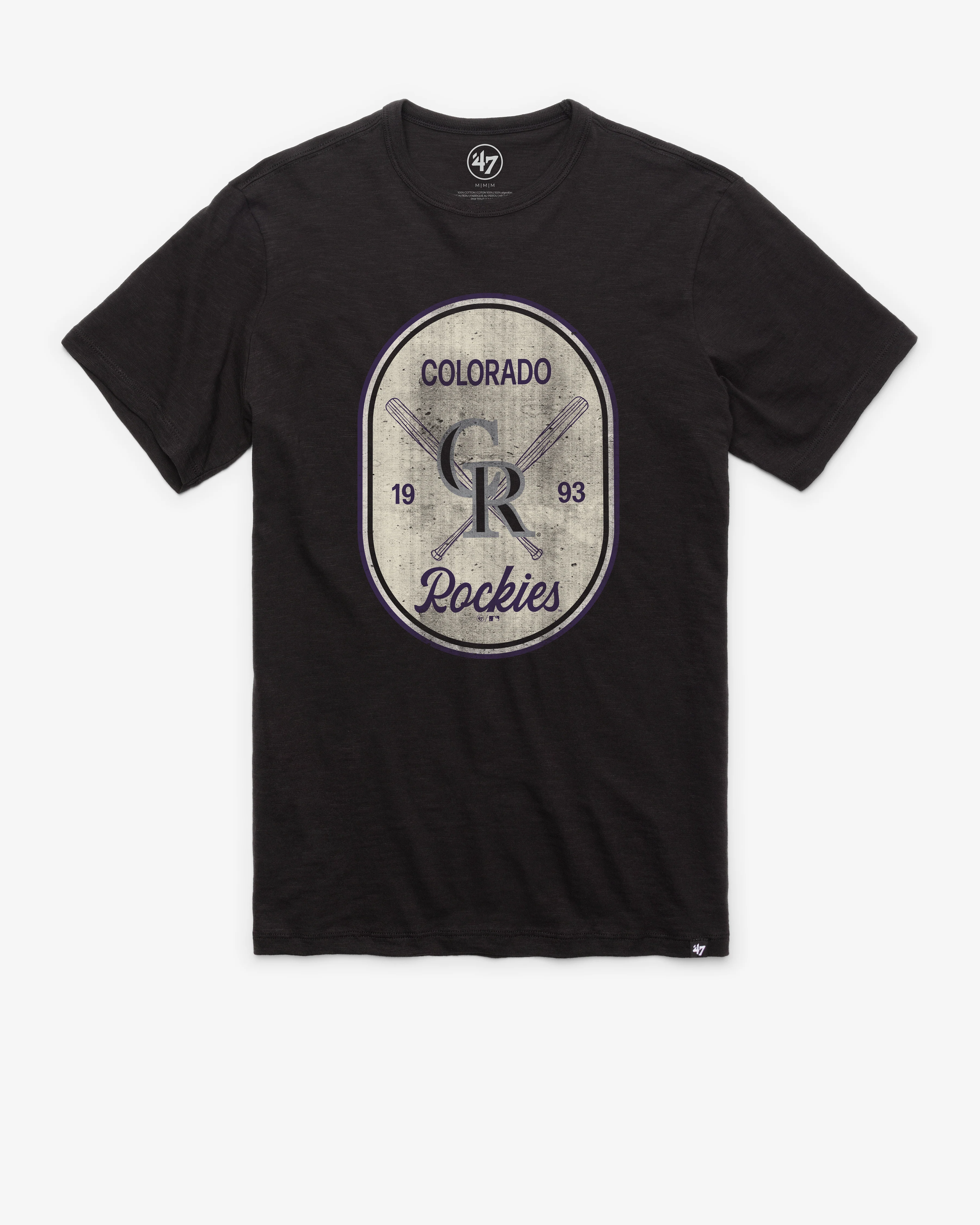 COLORADO ROCKIES COOPERSTOWN CROSS PATCH '47 SCRUM TEE
