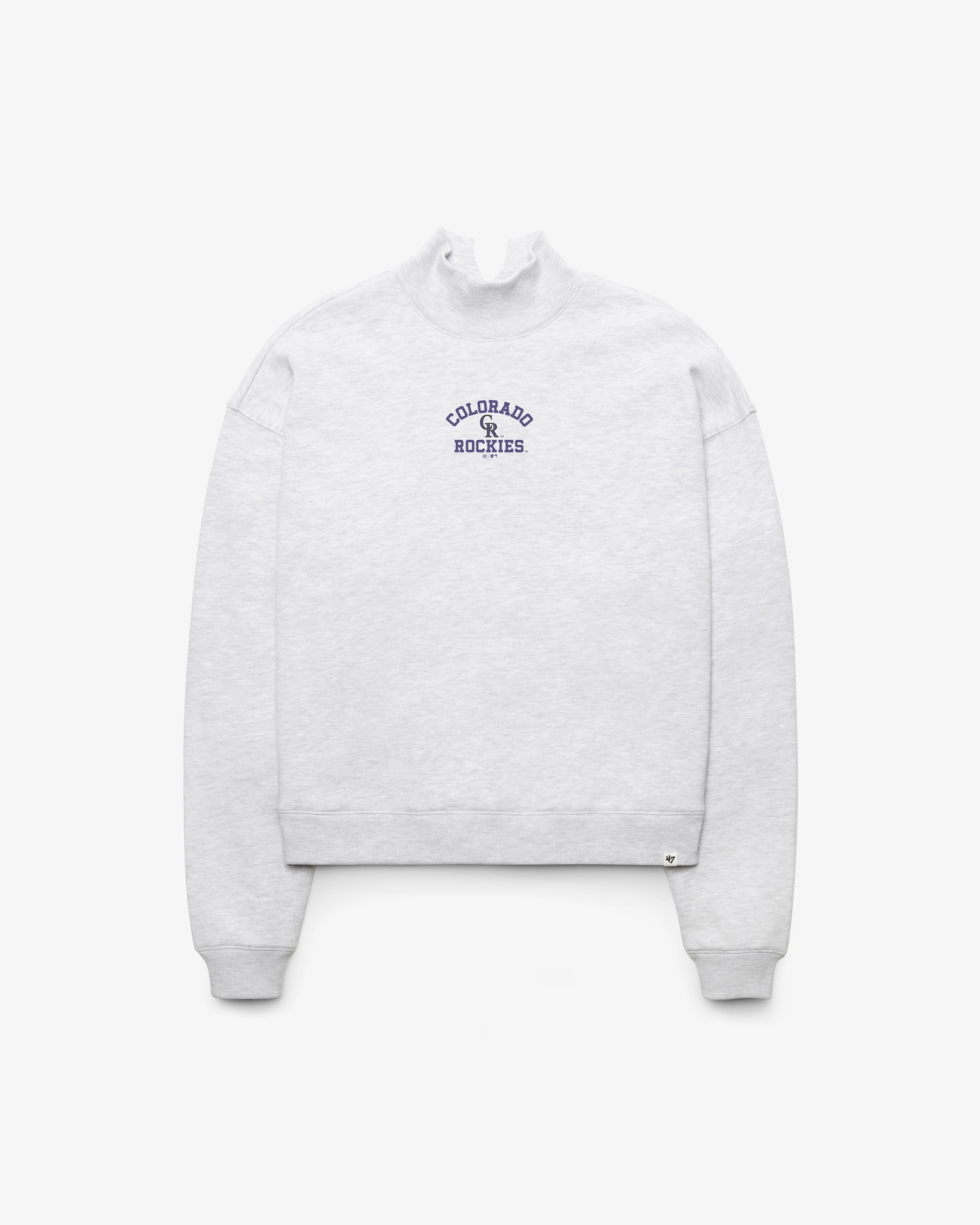 COLORADO ROCKIES SPIRITED '47 MOCK NECK PULLOVER WOMENS